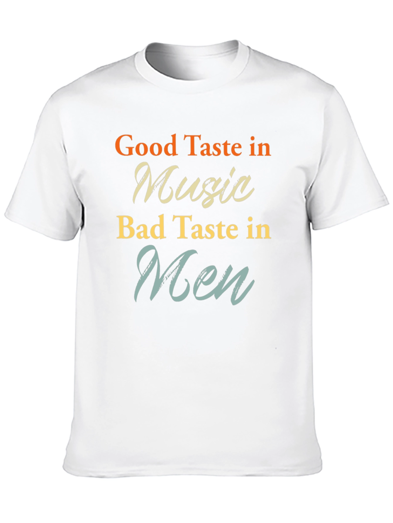 Black Humorous Graphic Tee - Good Music, Bad Men view 10