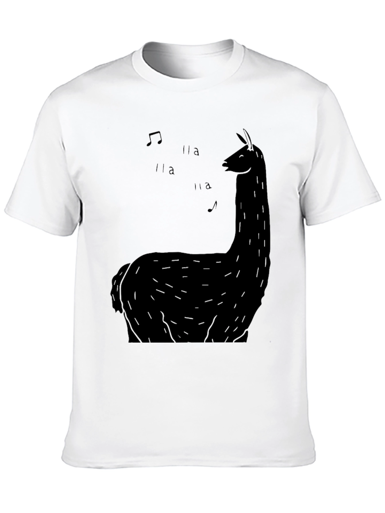 Black Llama Music Graphic Tee view 10