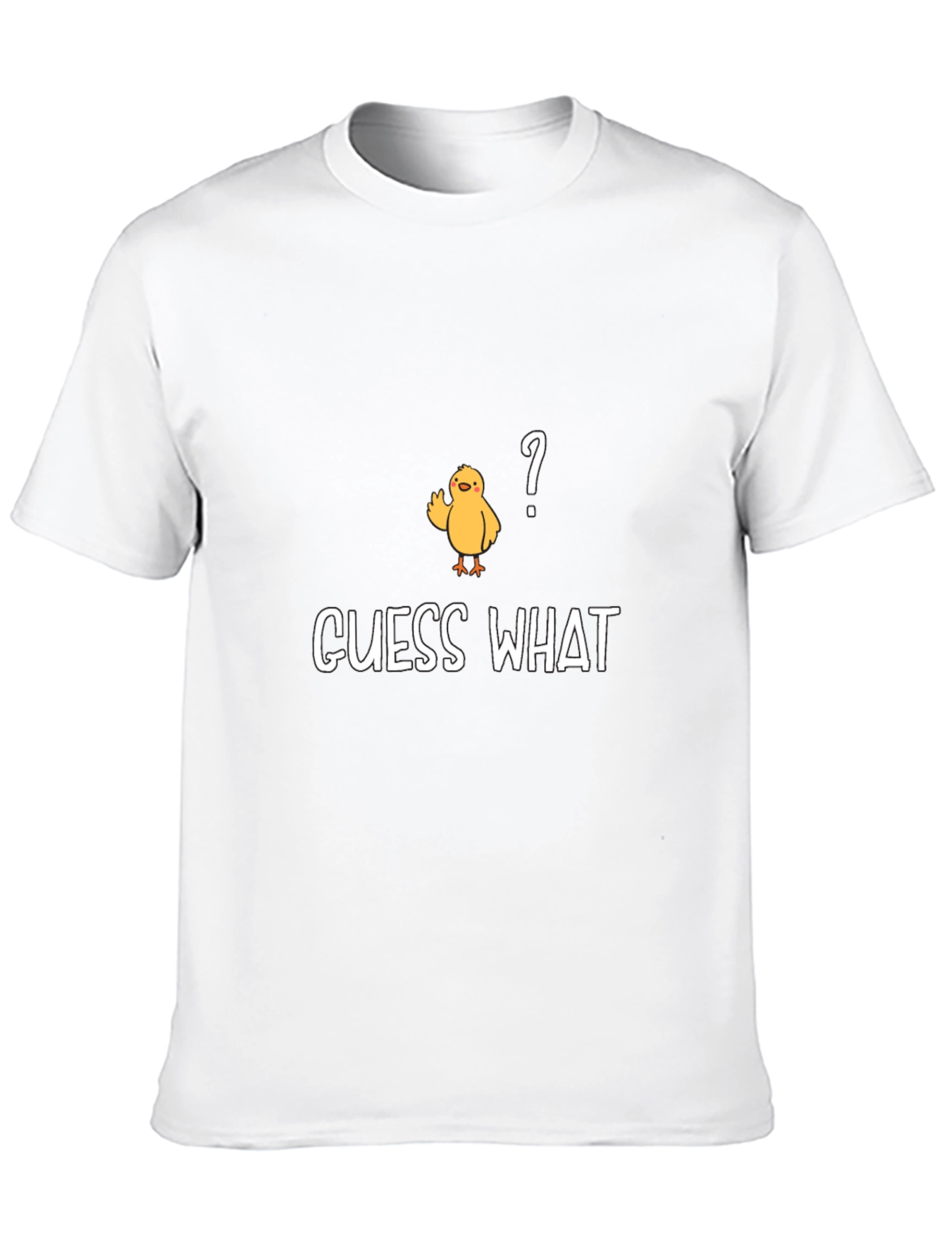 Black Guess What? Chicken T-Shirt - Funny & Casual view 10