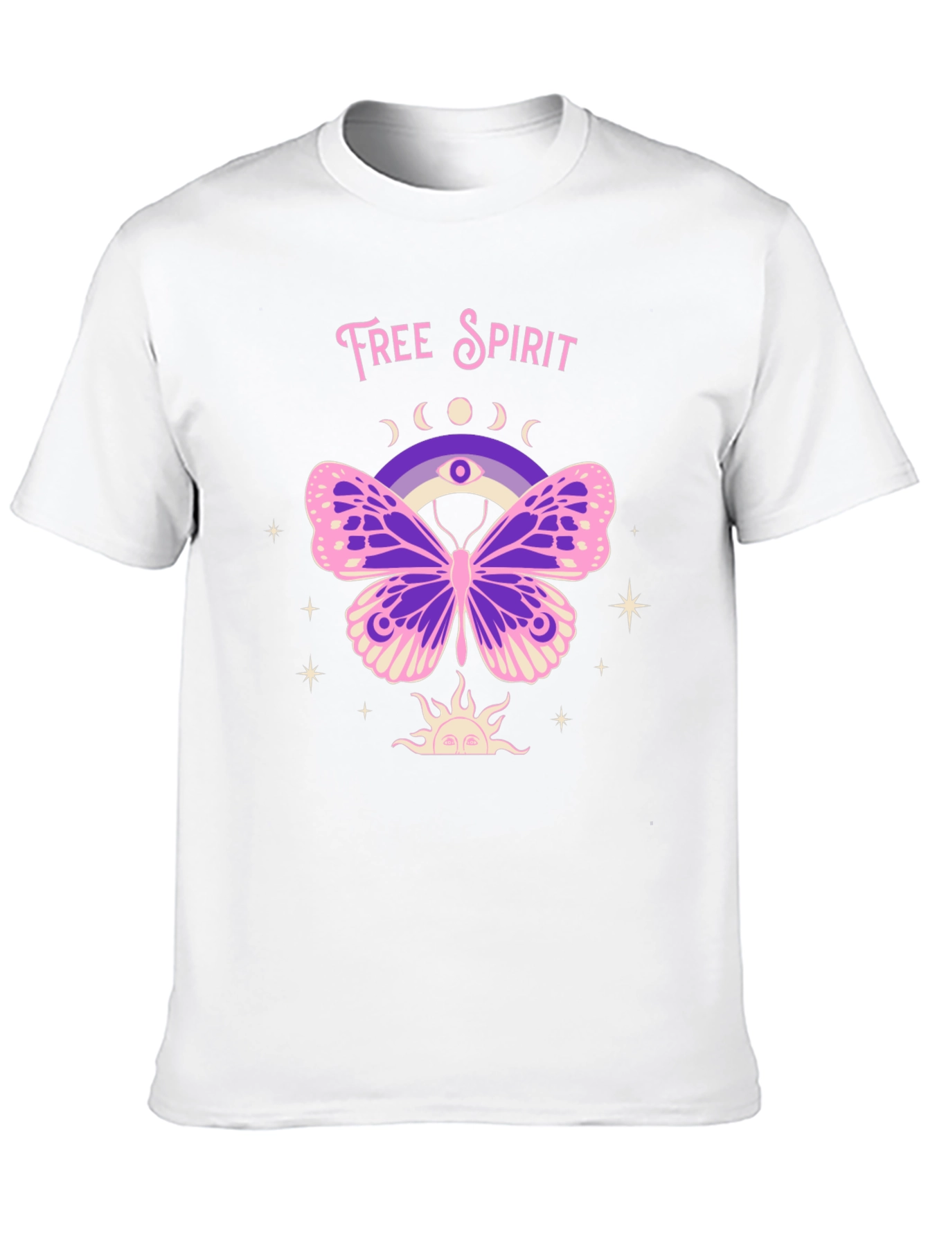 Black Free Spirit Butterfly Graphic Tee view 10