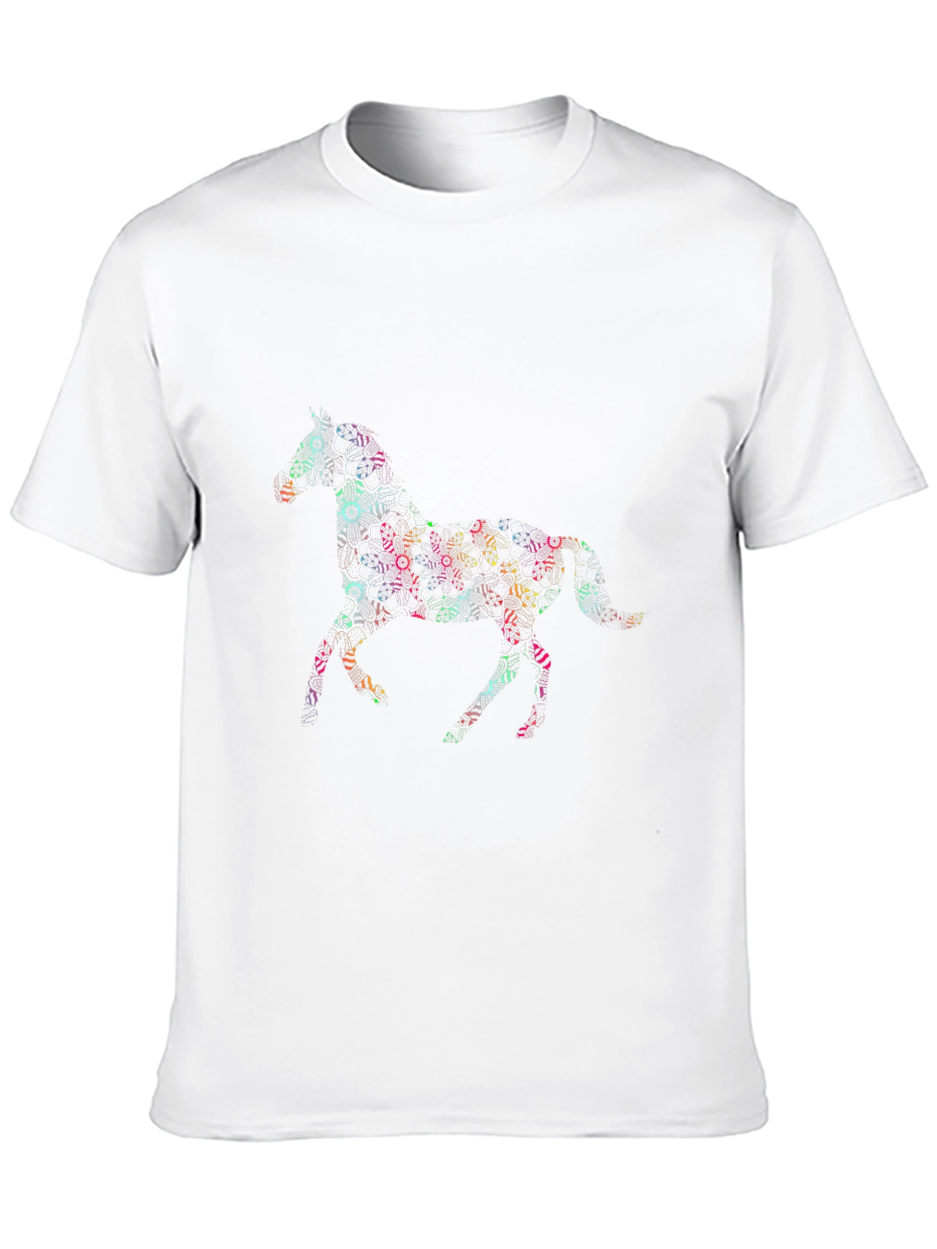 Black Horse Graphic Black T-Shirt view 10