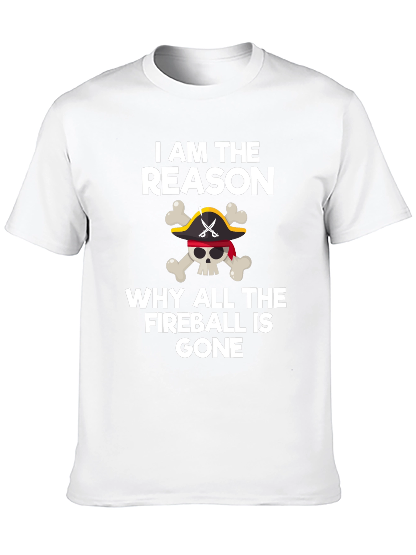 Black Fireball Gone Skull T-Shirt view 10