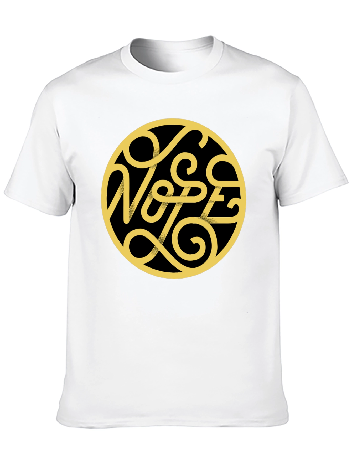 Black Nope Graphic Print Black T-Shirt view 10