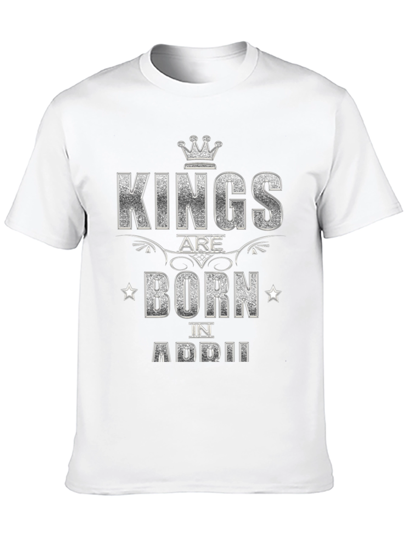 Black Kings Are Born In April Black T-Shirt view 10