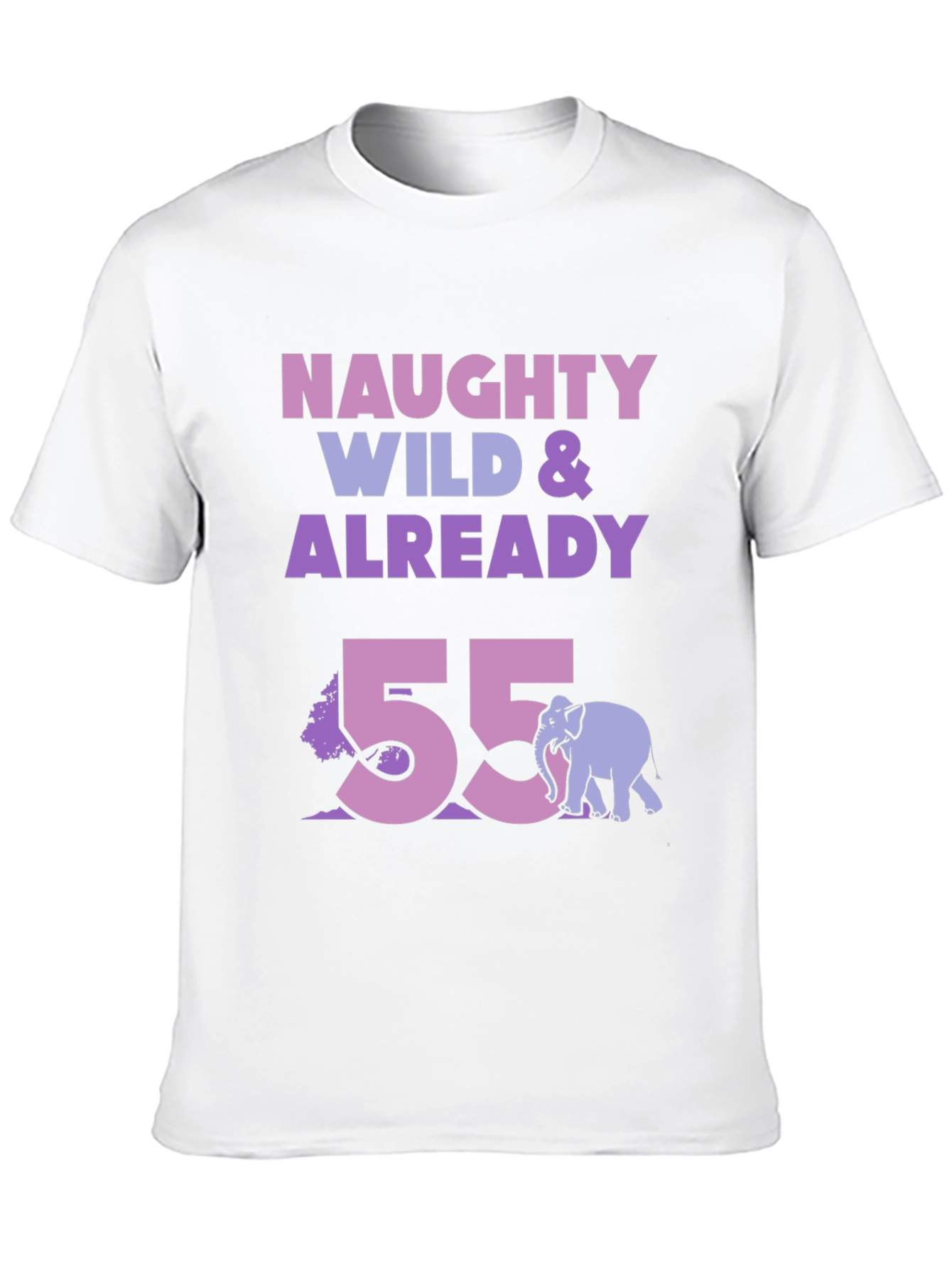 Black Naughty Wild & Already 55 T-Shirt view 10