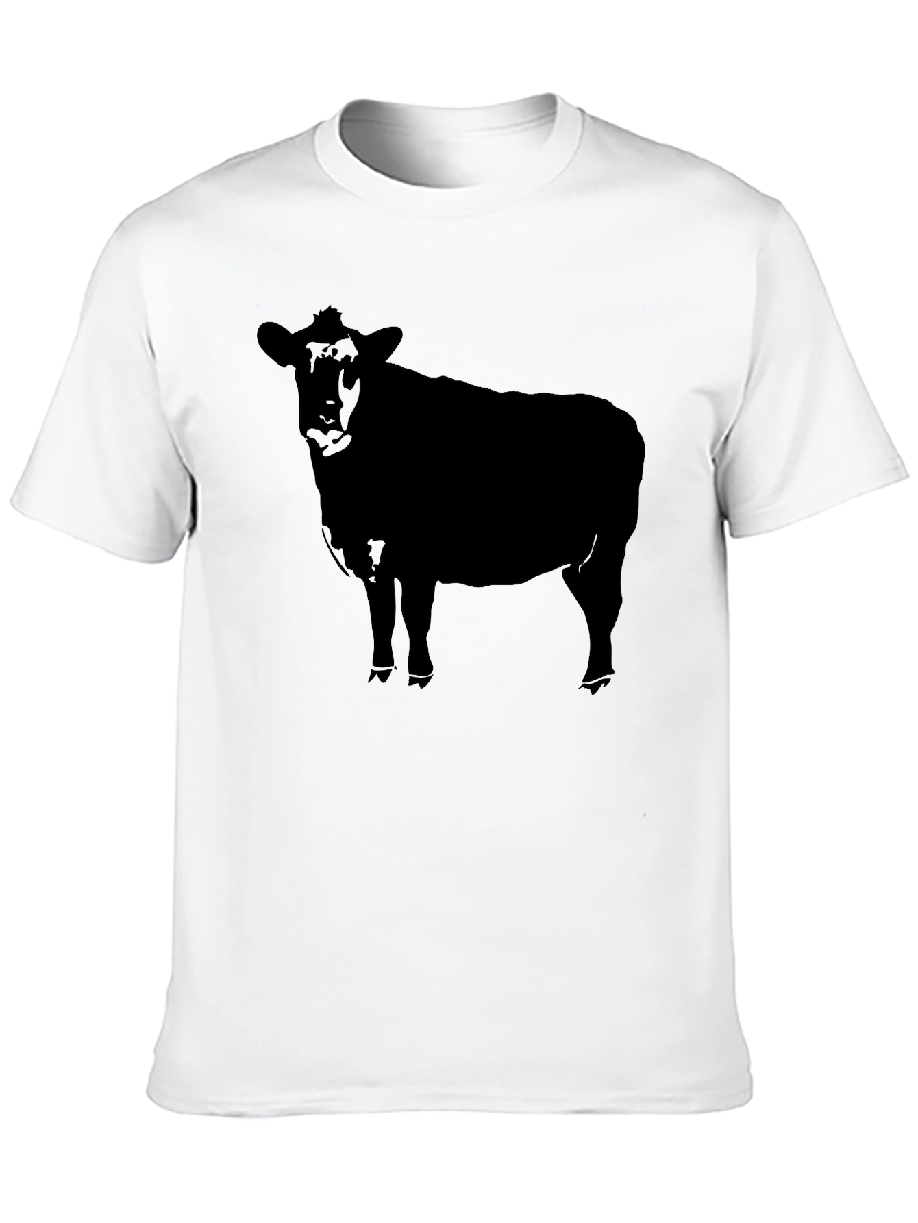 Black Black Cow Graphic Tee view 10