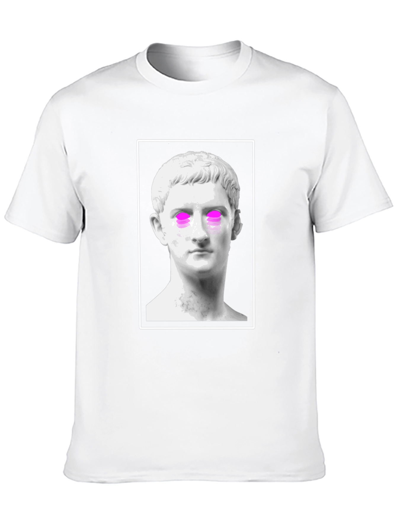 Black Statue Graphic Tee - Trendy Black T-Shirt view 10