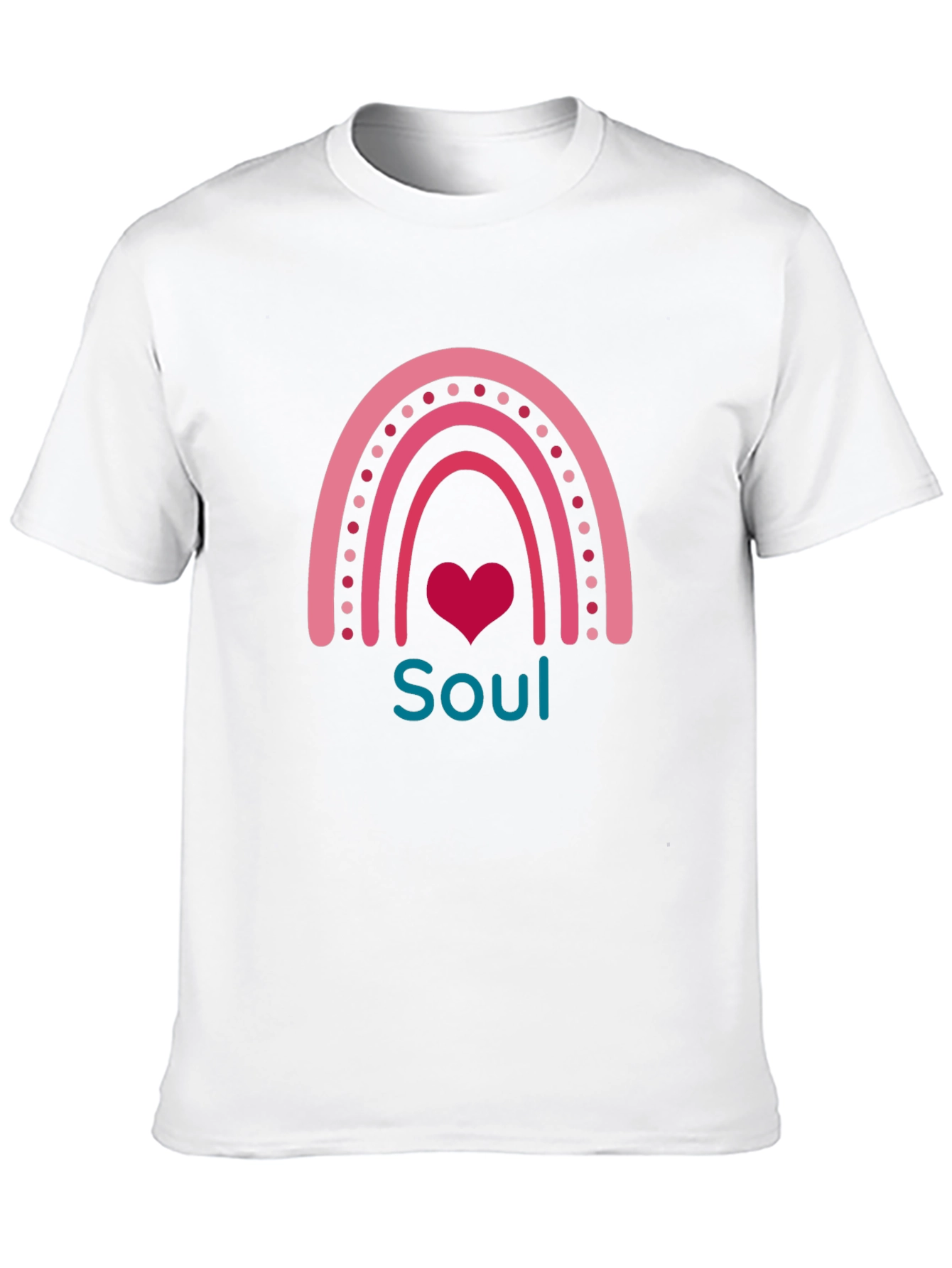 Black Soul Rainbow Graphic Tee - Stylish Black T-Shirt view 10