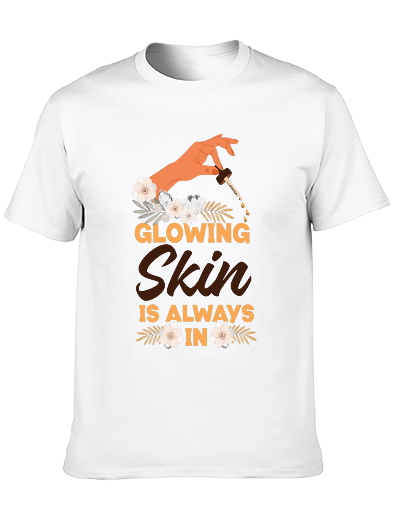 Black Glowing Skin Graphic Tee - Unisex Black T-Shirt view 10