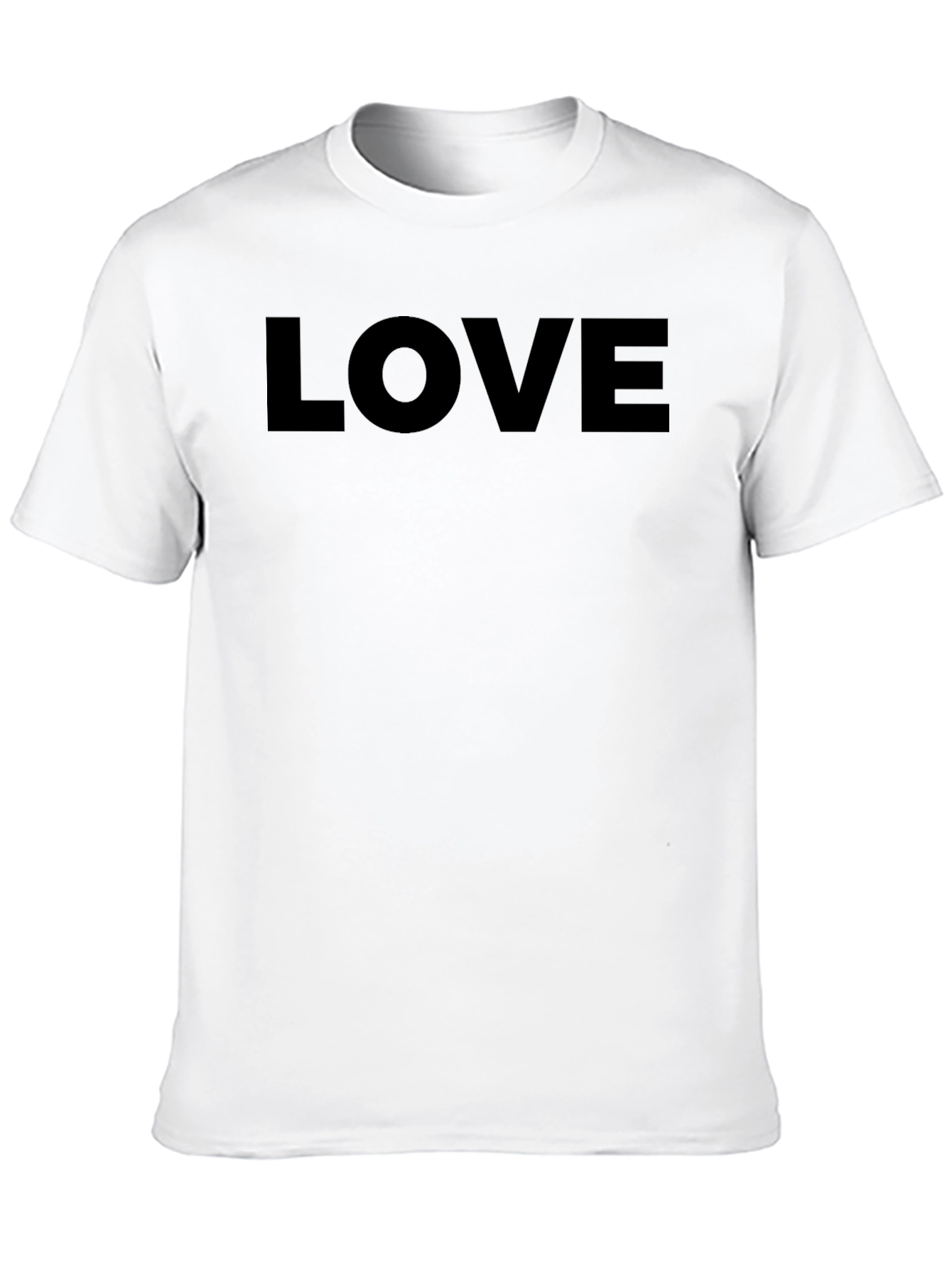 Black LOVE Graphic Tee - Bold Statement Shirt view 10