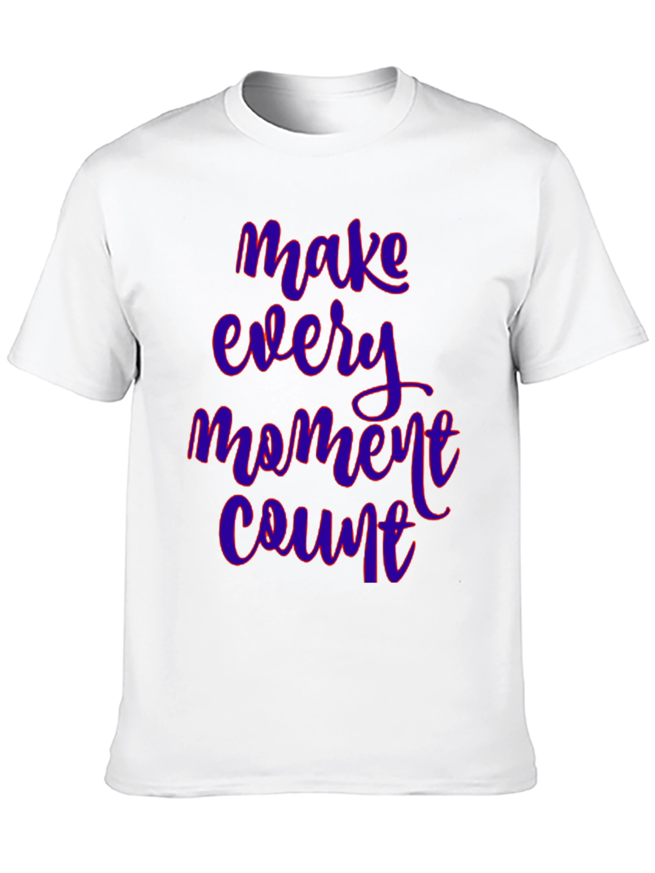 Black Make Every Moment Count Graphic Tee view 10