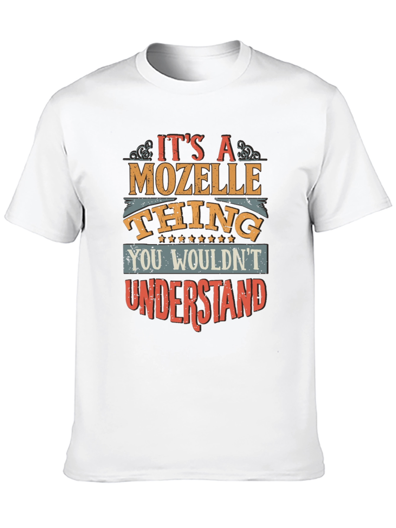 Black It's a Mozelle Thing T-Shirt view 10