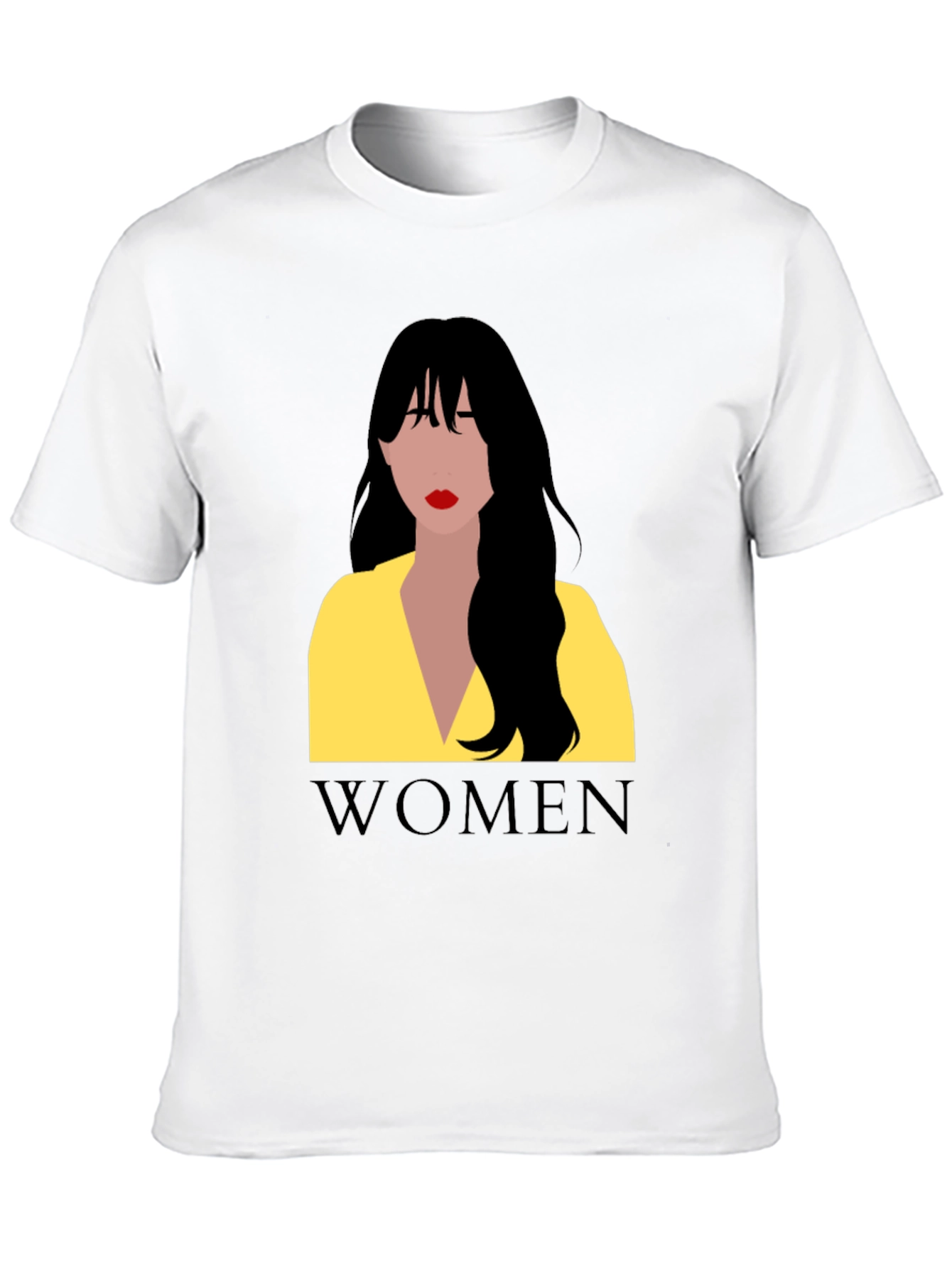 Women Graphic Tee - Black Cotton T-Shirt - 10