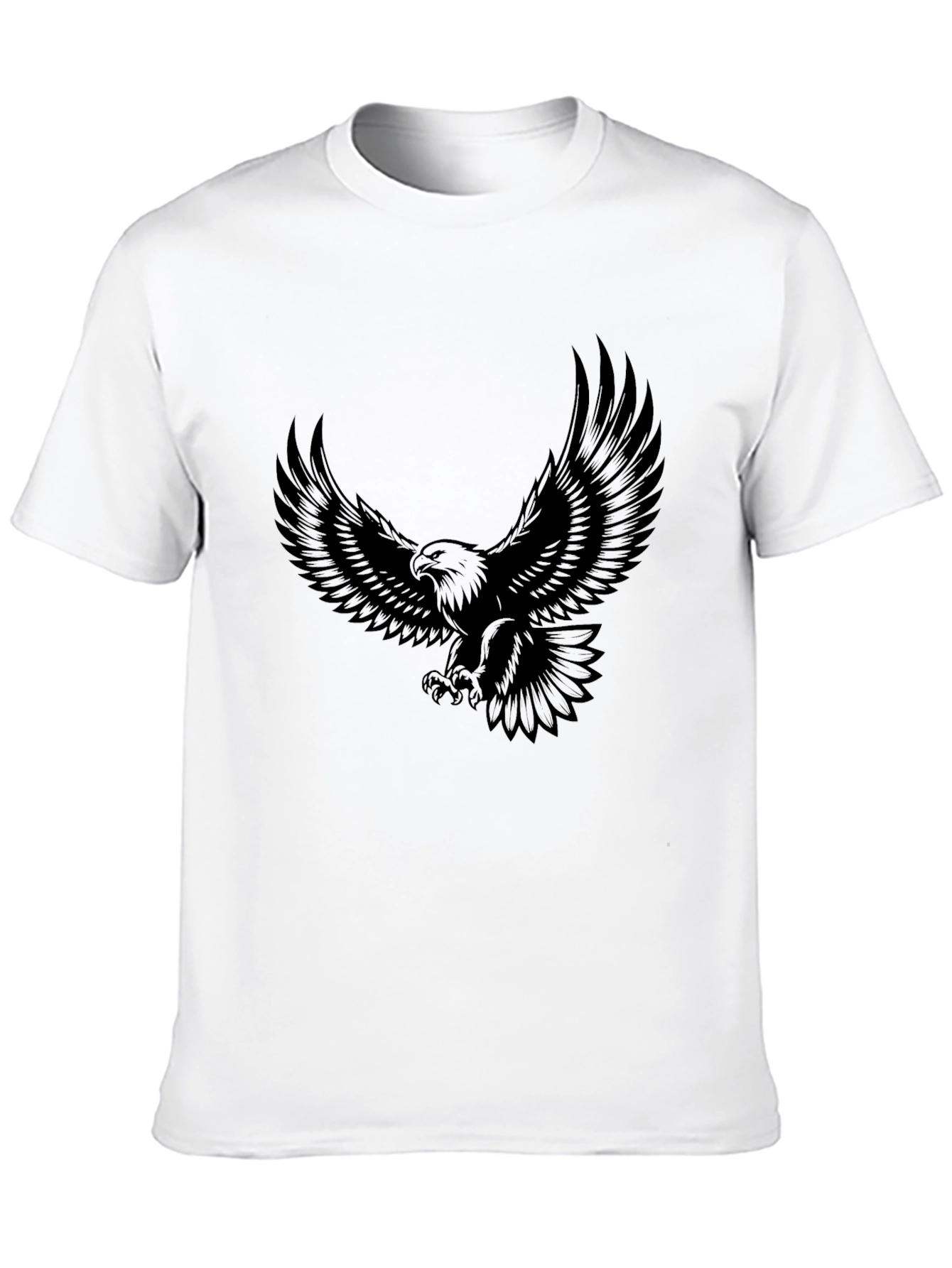 Black Eagle Graphic Black T-Shirt - Bold Design view 10