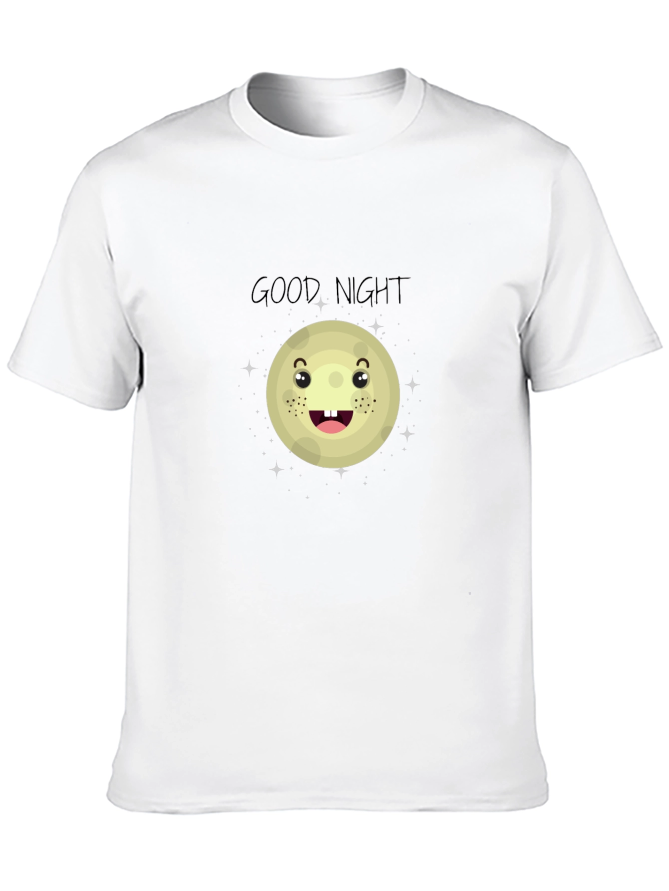 Black Good Night Moon Graphic Tee - Black view 10