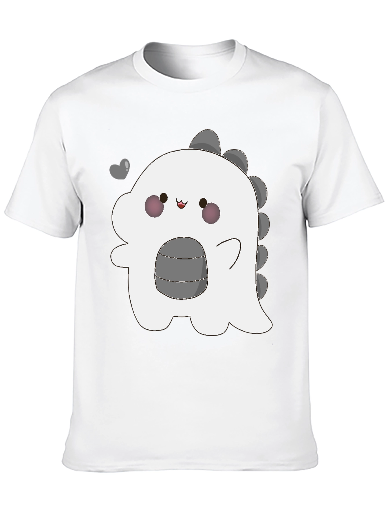 Black Kawaii Dinosaur Graphic Tee - Trendy Black T-Shirt view 10