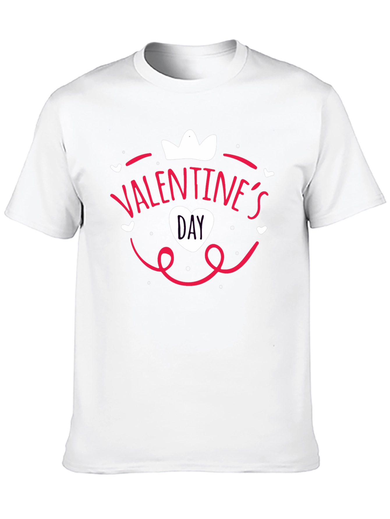 Black Valentine's Day Black T-Shirt view 10