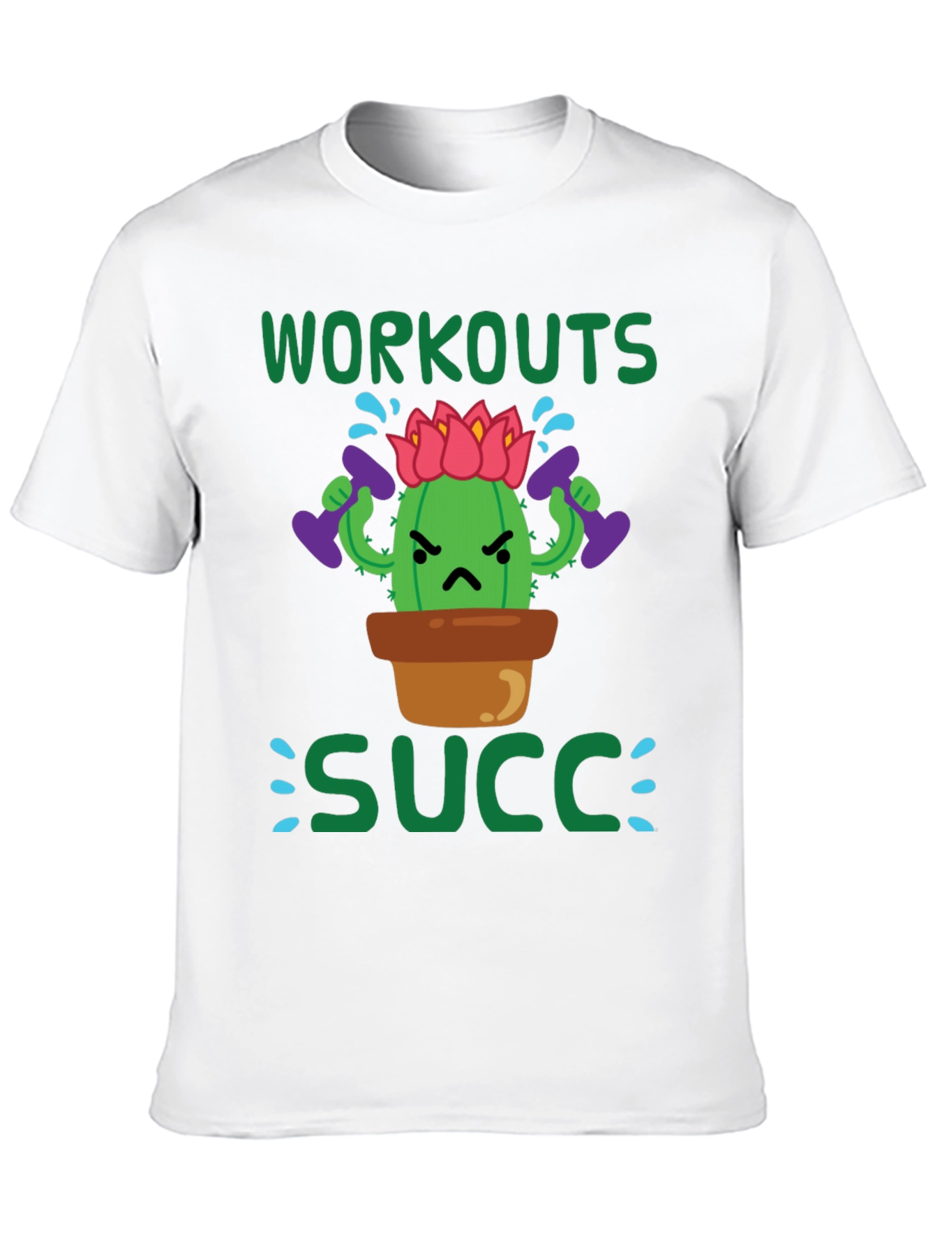 Black Workouts Succ T-Shirt - Gym Humor view 10