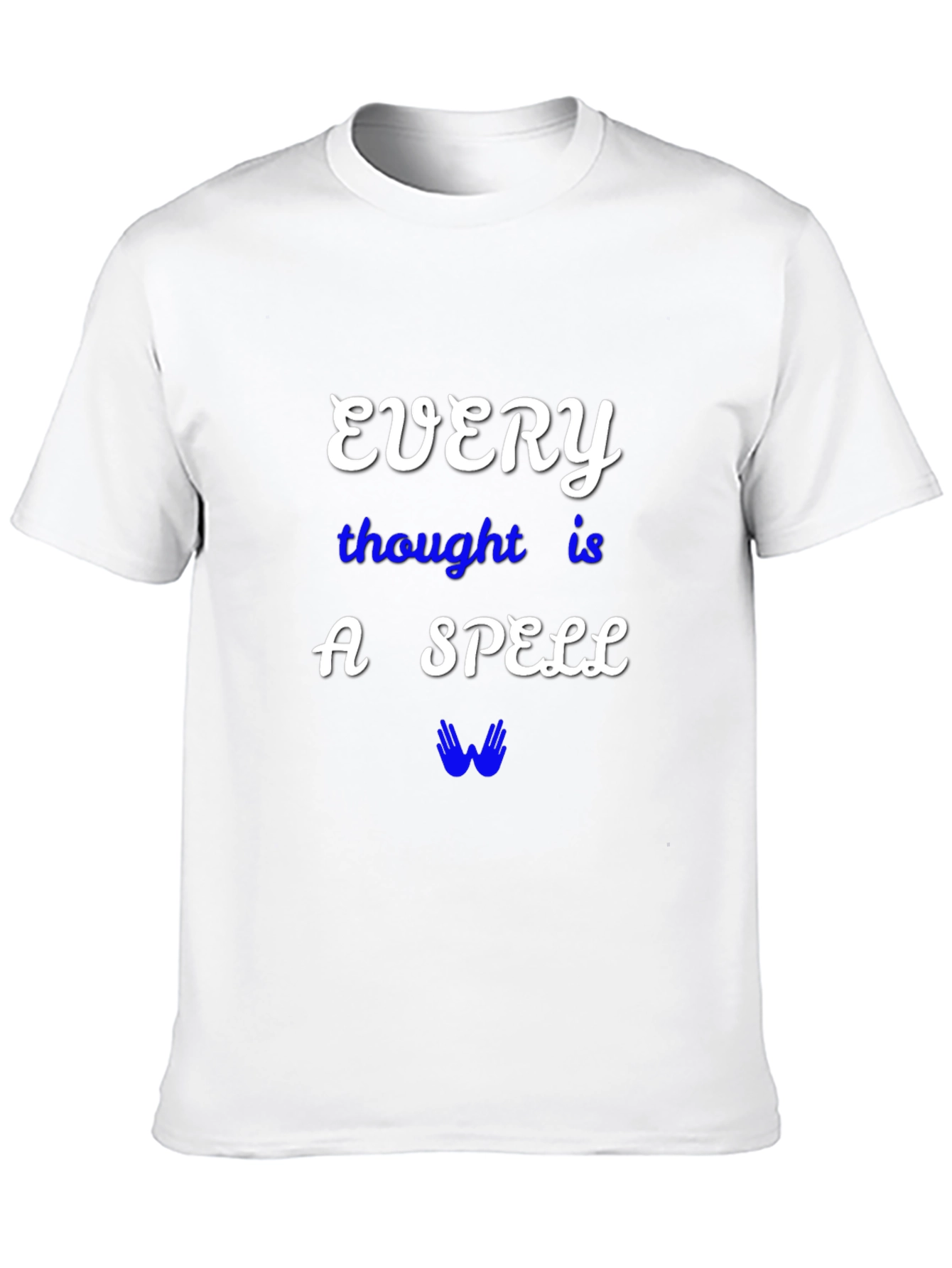 Black Every Thought is a Spell T-Shirt - Black view 10