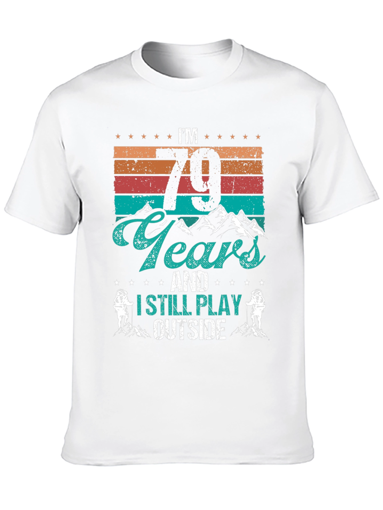 Black 79 Years and Still Play Outside Black Tee view 10