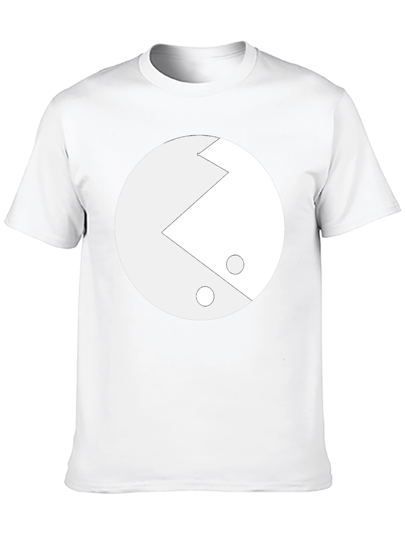 Black Minimalist Graphic Tee - Retro Arcade Design view 10