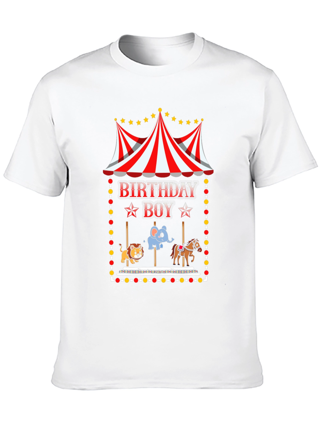 Black Birthday Boy Circus T-Shirt view 10