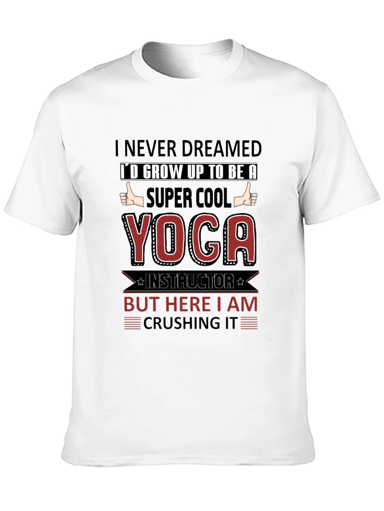 Black Super Cool Yoga Instructor T-Shirt view 10