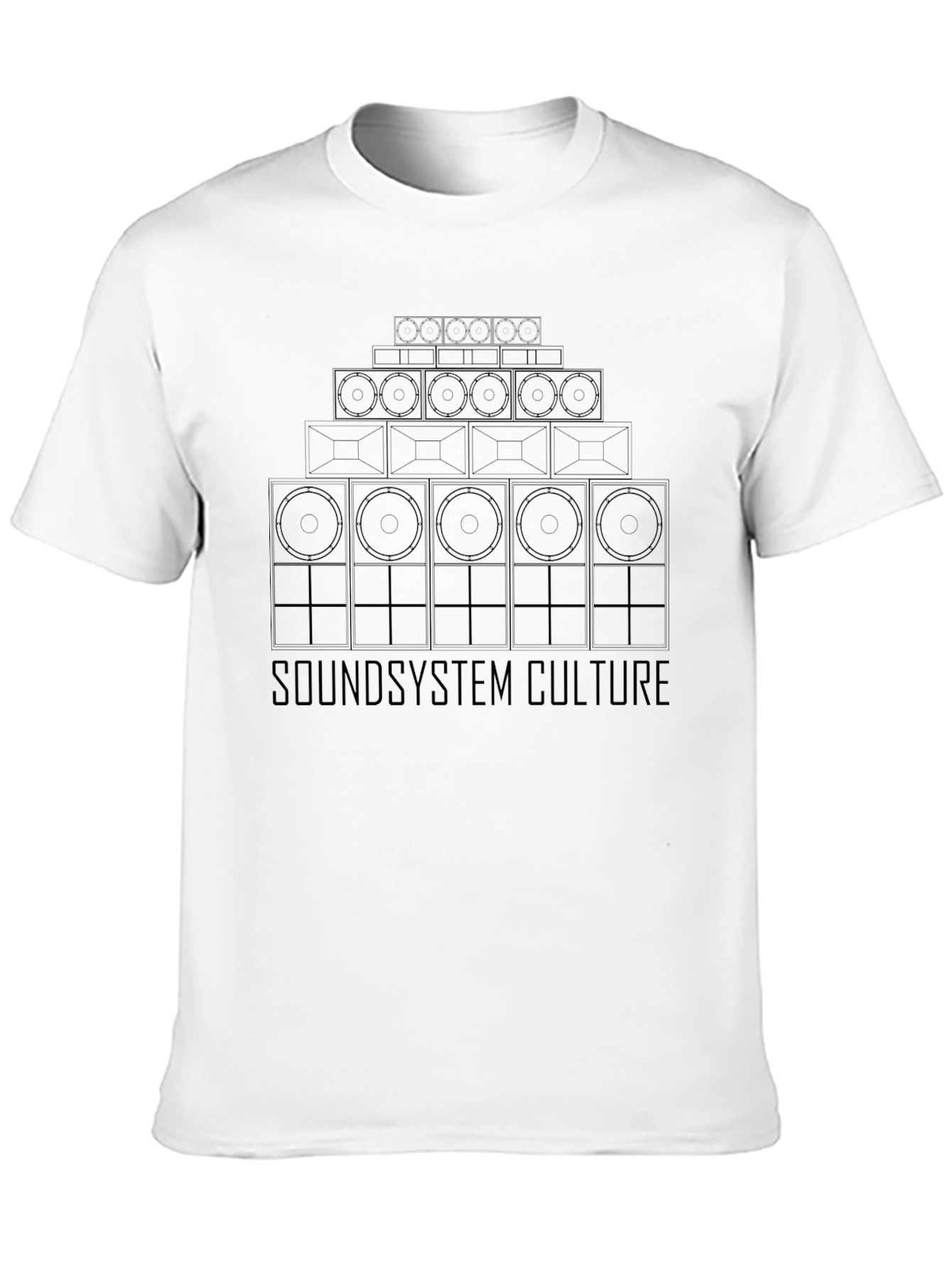 Black Soundsystem Culture Black T-Shirt view 10