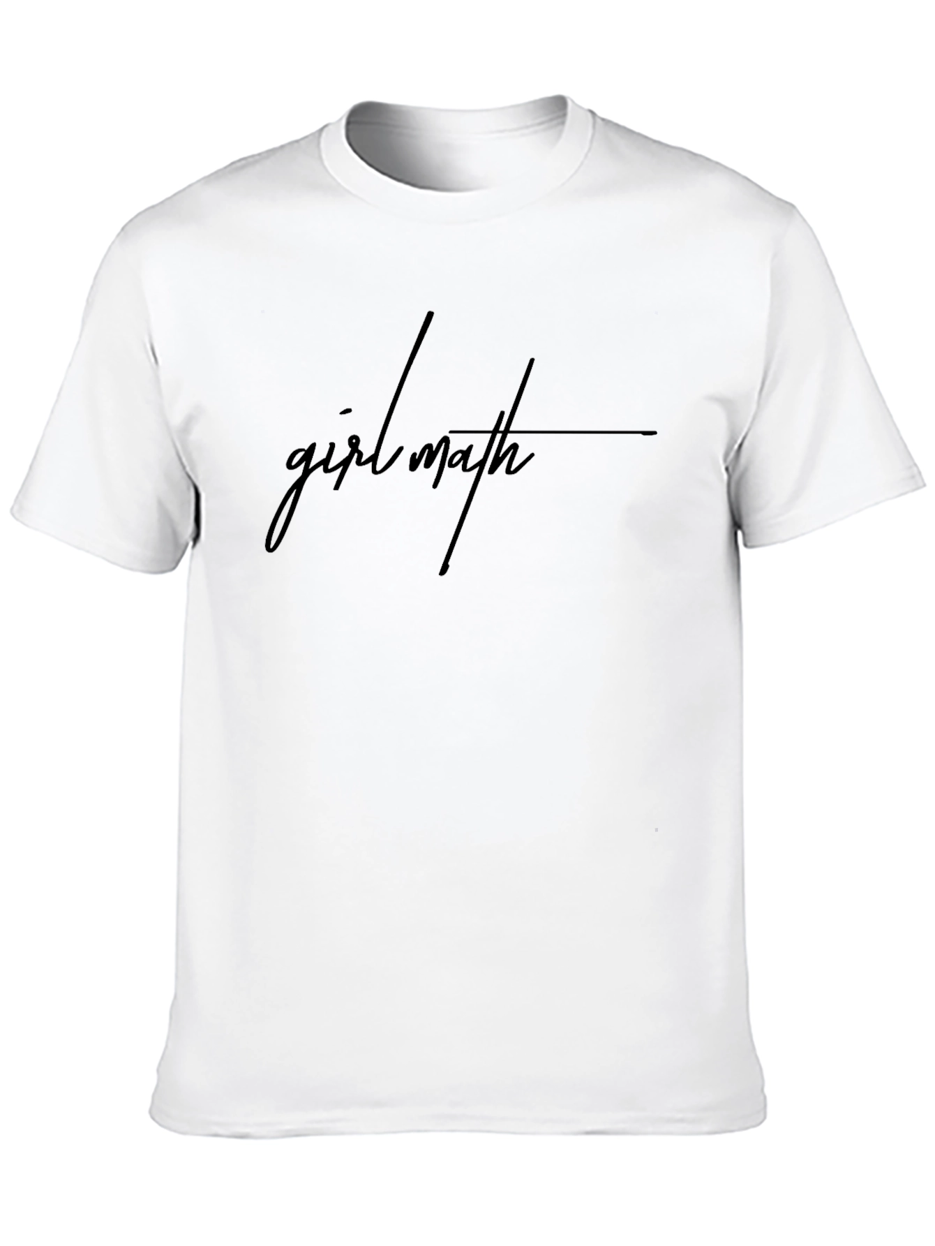 Black Girl Math Black T-Shirt, Modern Fashion Tee view 10