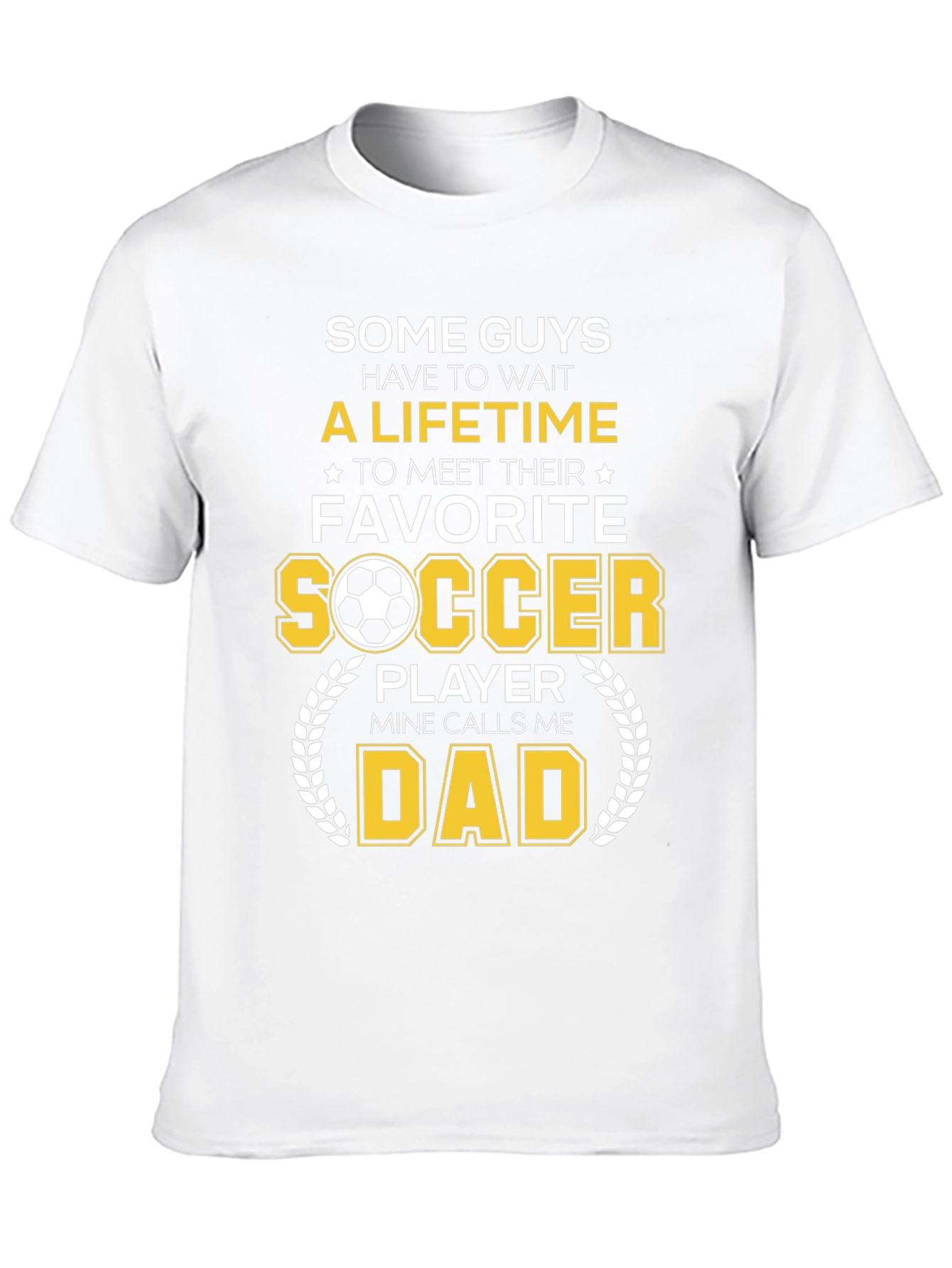 Black Soccer Dad Graphic Tee - Gift for Soccer Players view 10