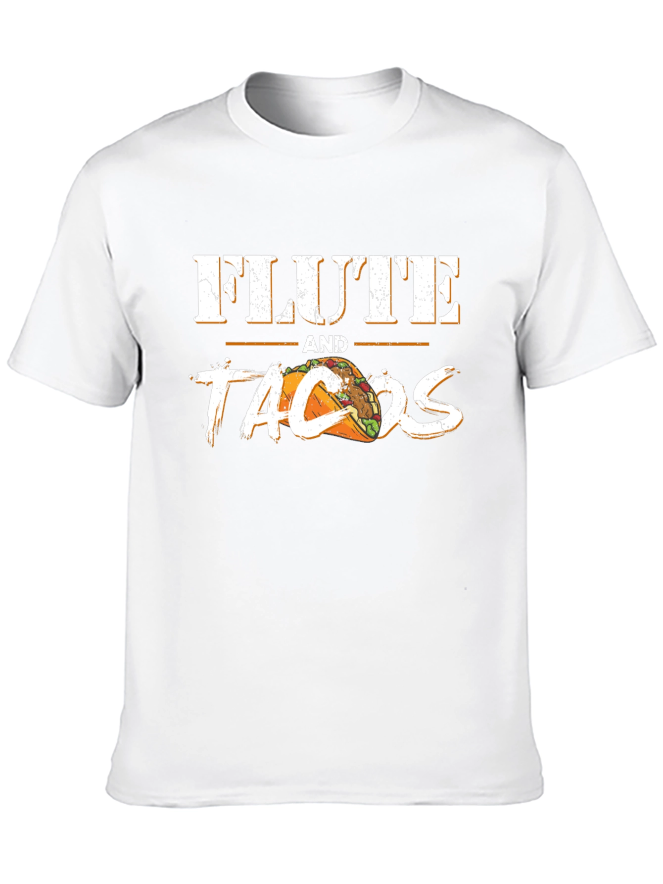 Black Flute and Tacos Black Graphic Tee view 10