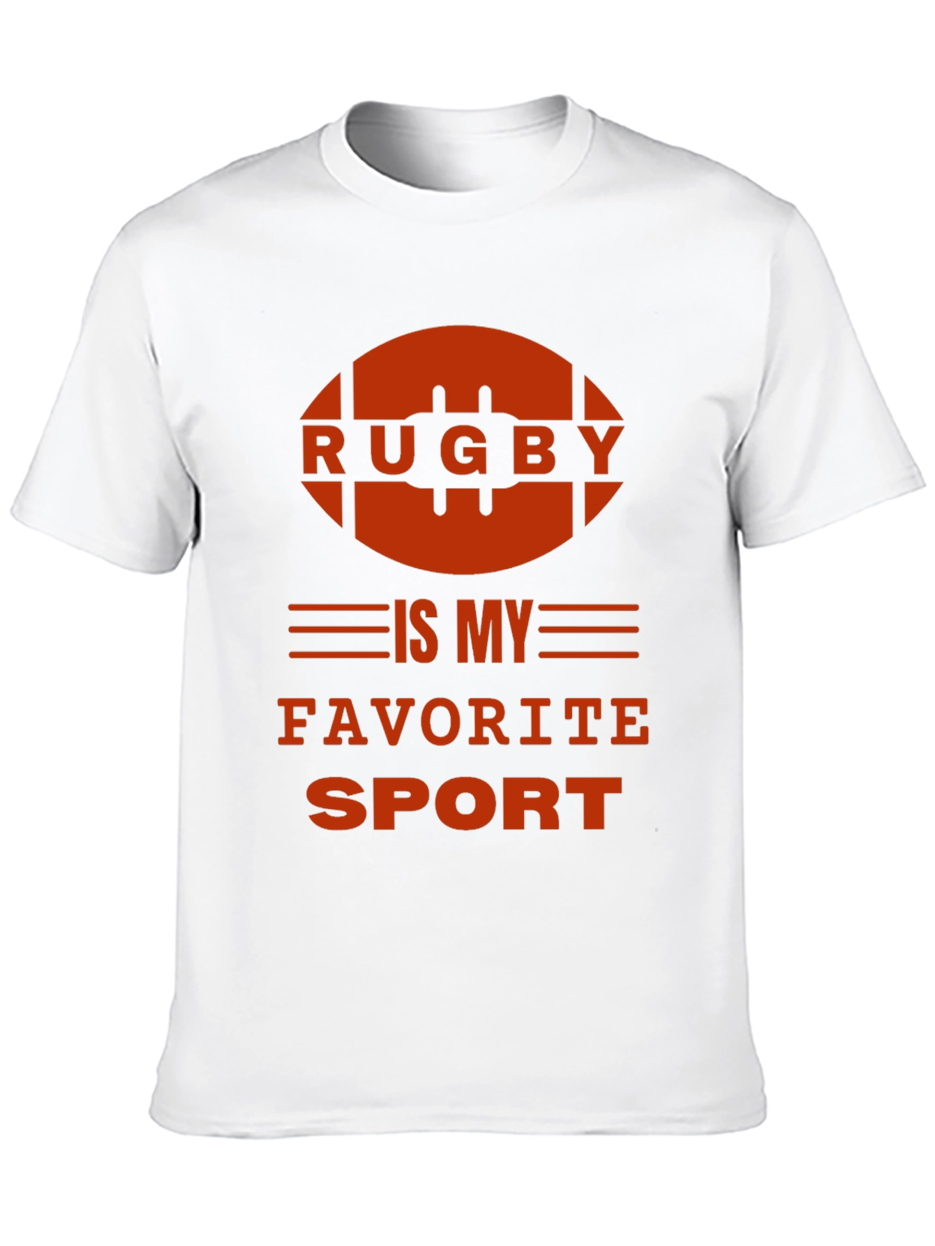 Black Rugby is My Favorite Sport T-Shirt view 10