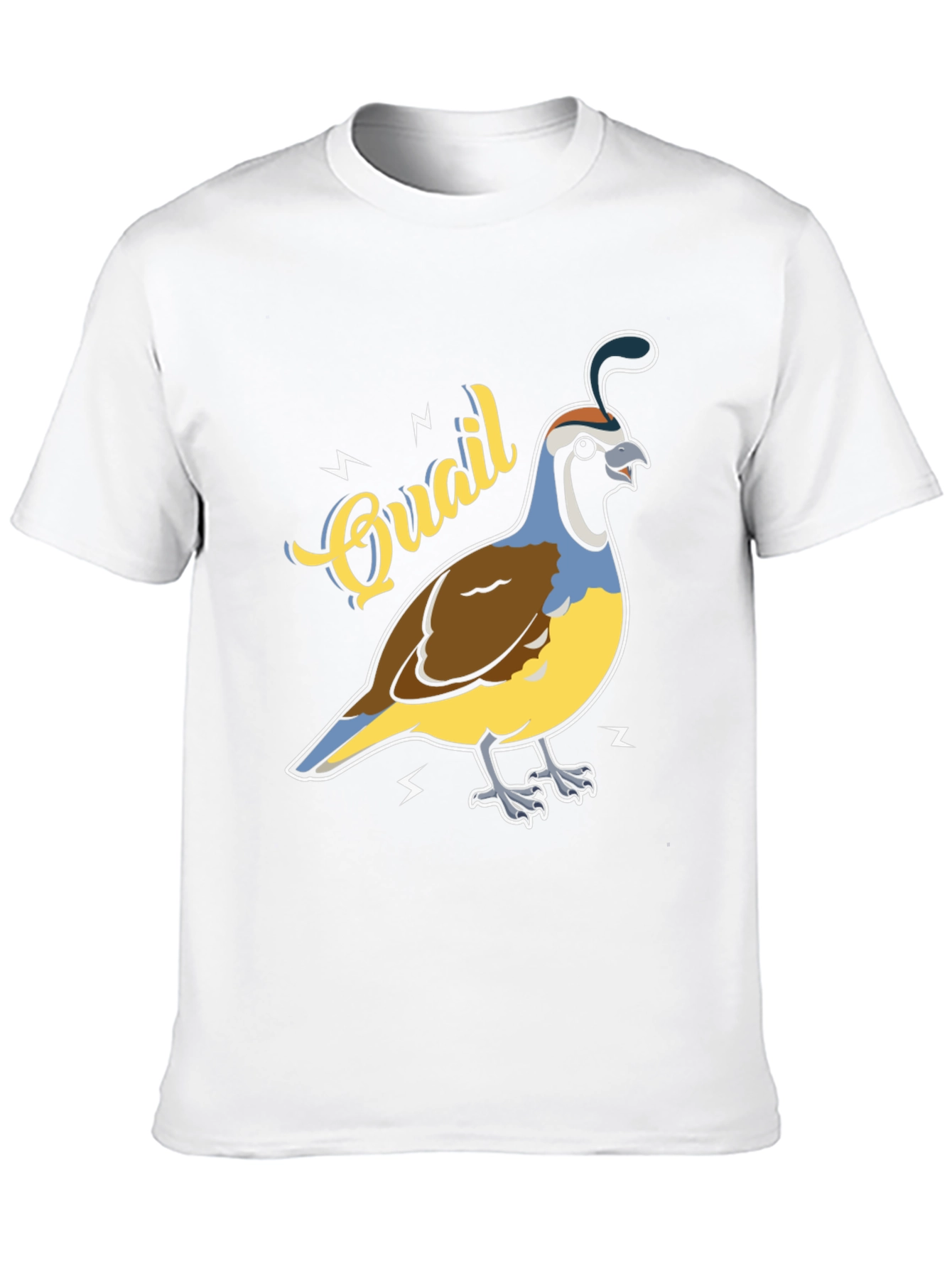 Black Quail Graphic T-Shirt - Bird Lover Tee view 10