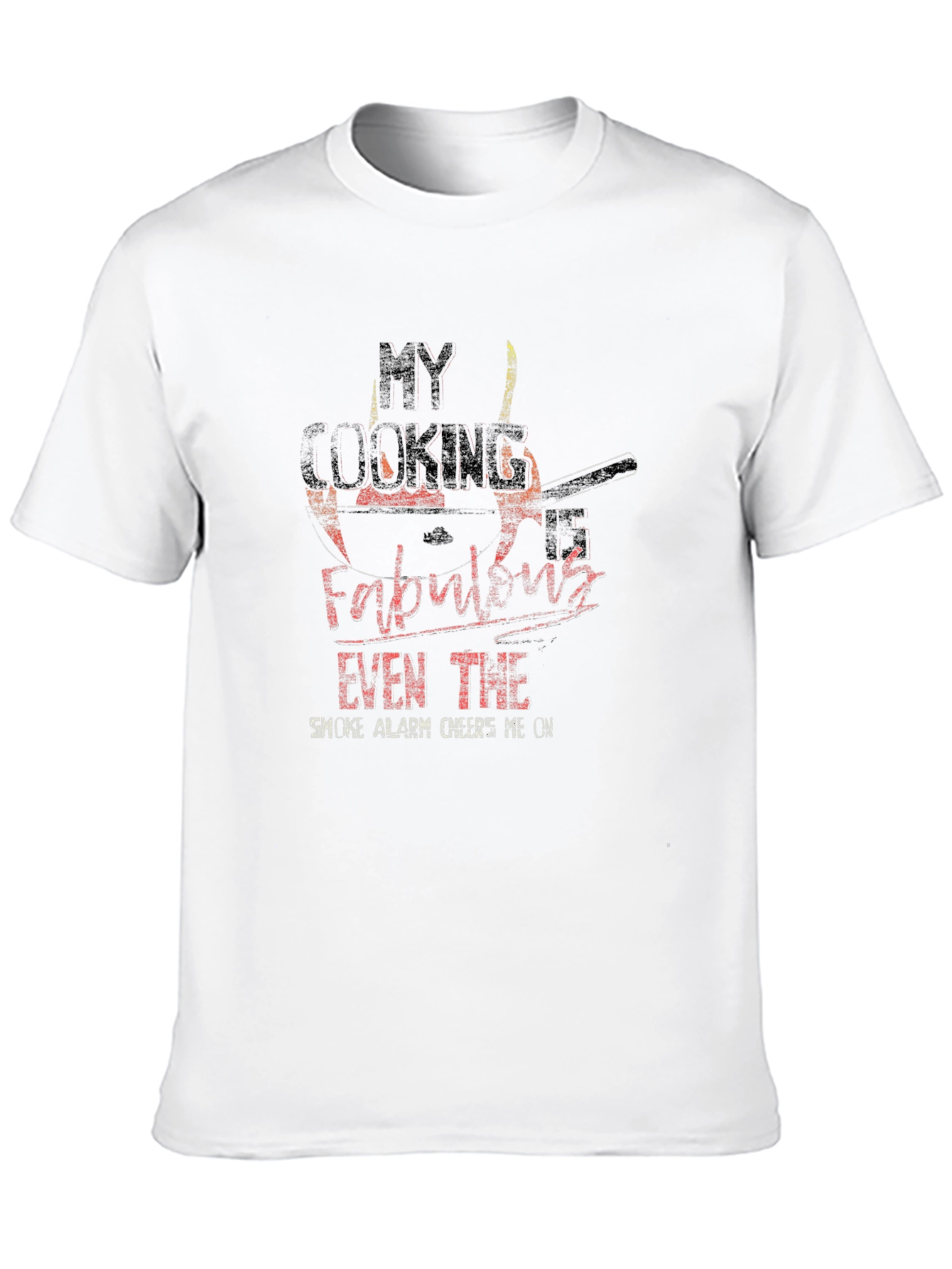 Black Funny Cooking T-Shirt - My Cooking is Fabulous view 10