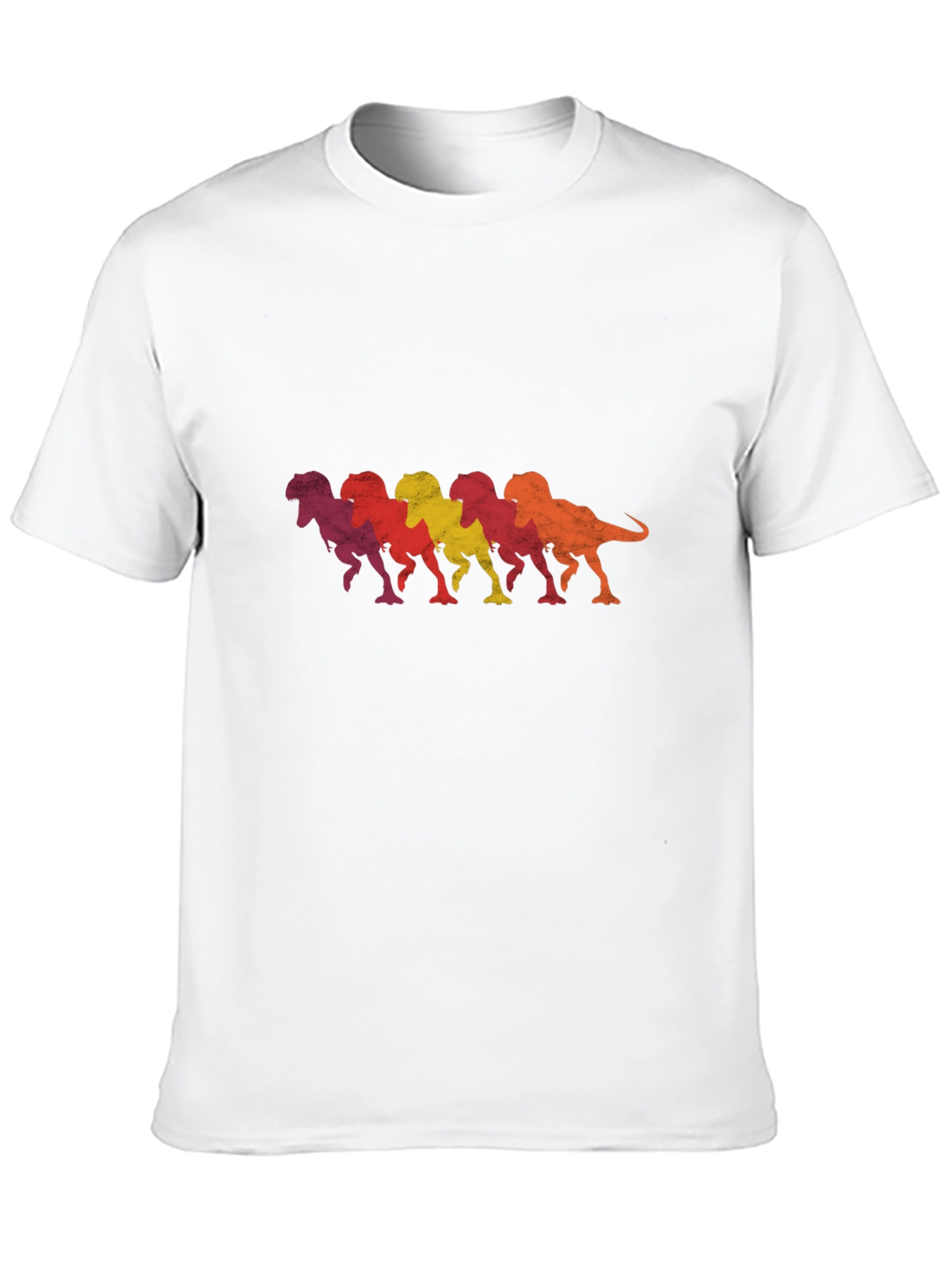 Black Retro Dinosaur T-Rex Graphic Tee - Black view 10