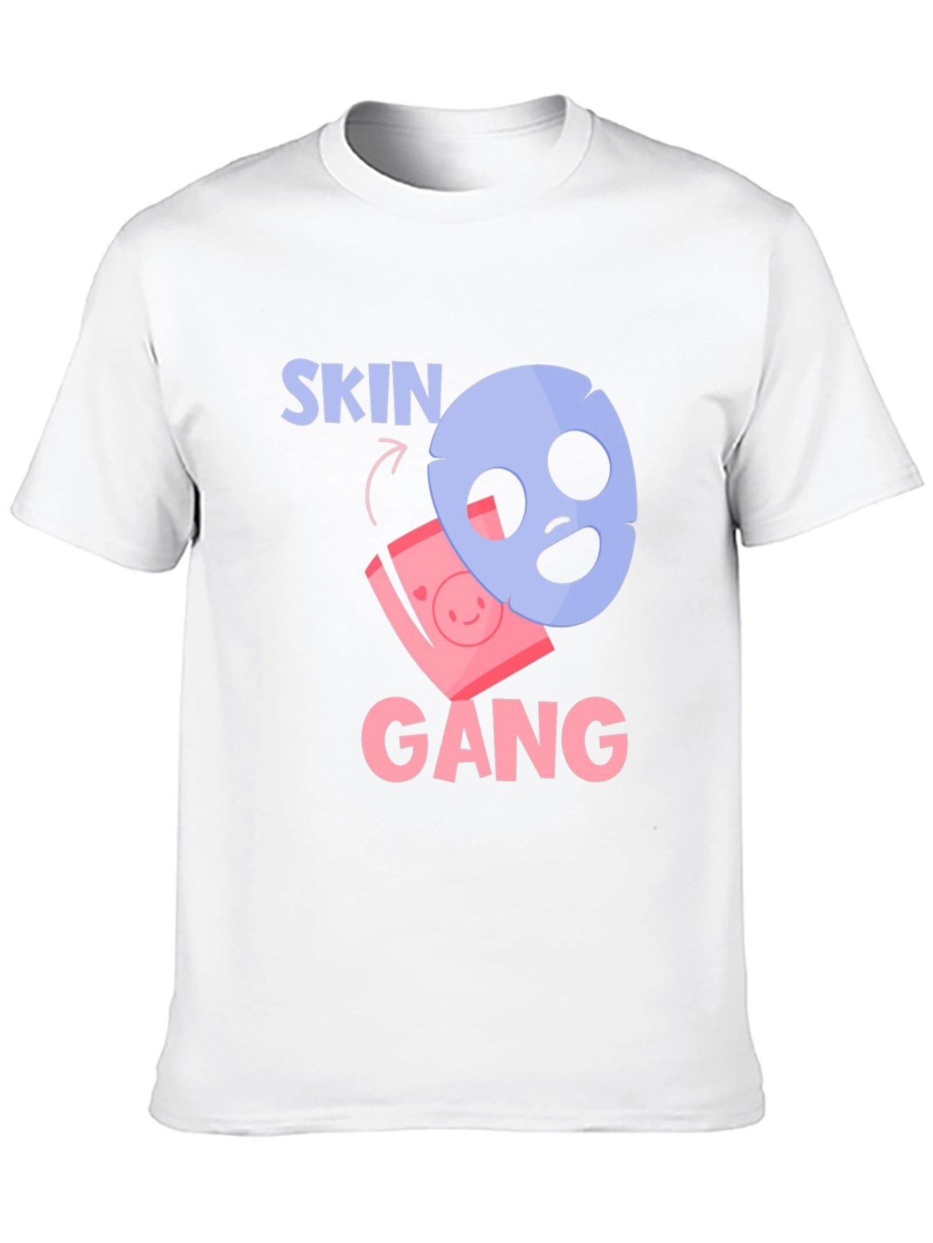 Black Skin Gang T-Shirt - Funny Beauty Mask Tee view 10