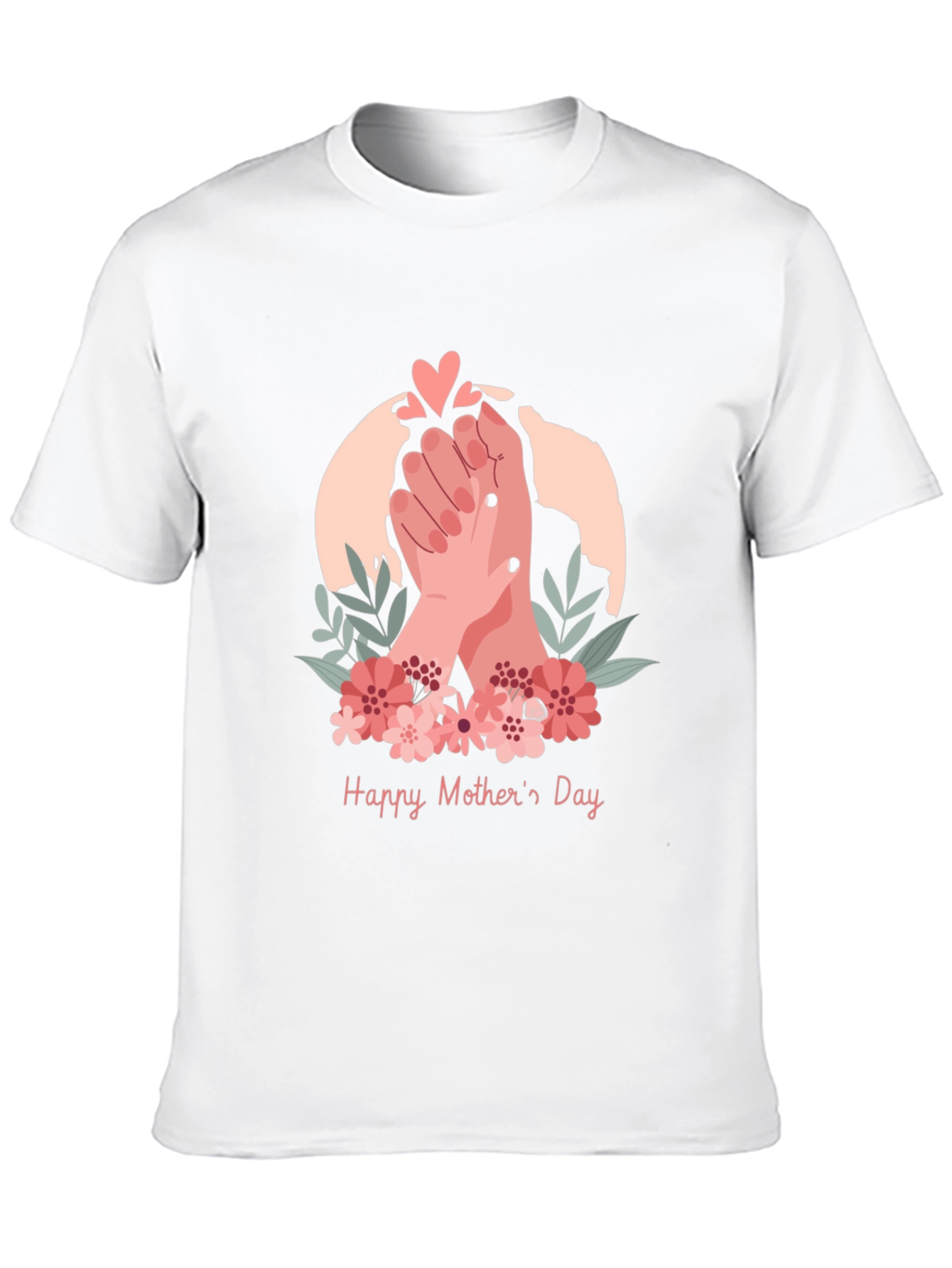 Black Happy Mother's Day T-shirt view 10
