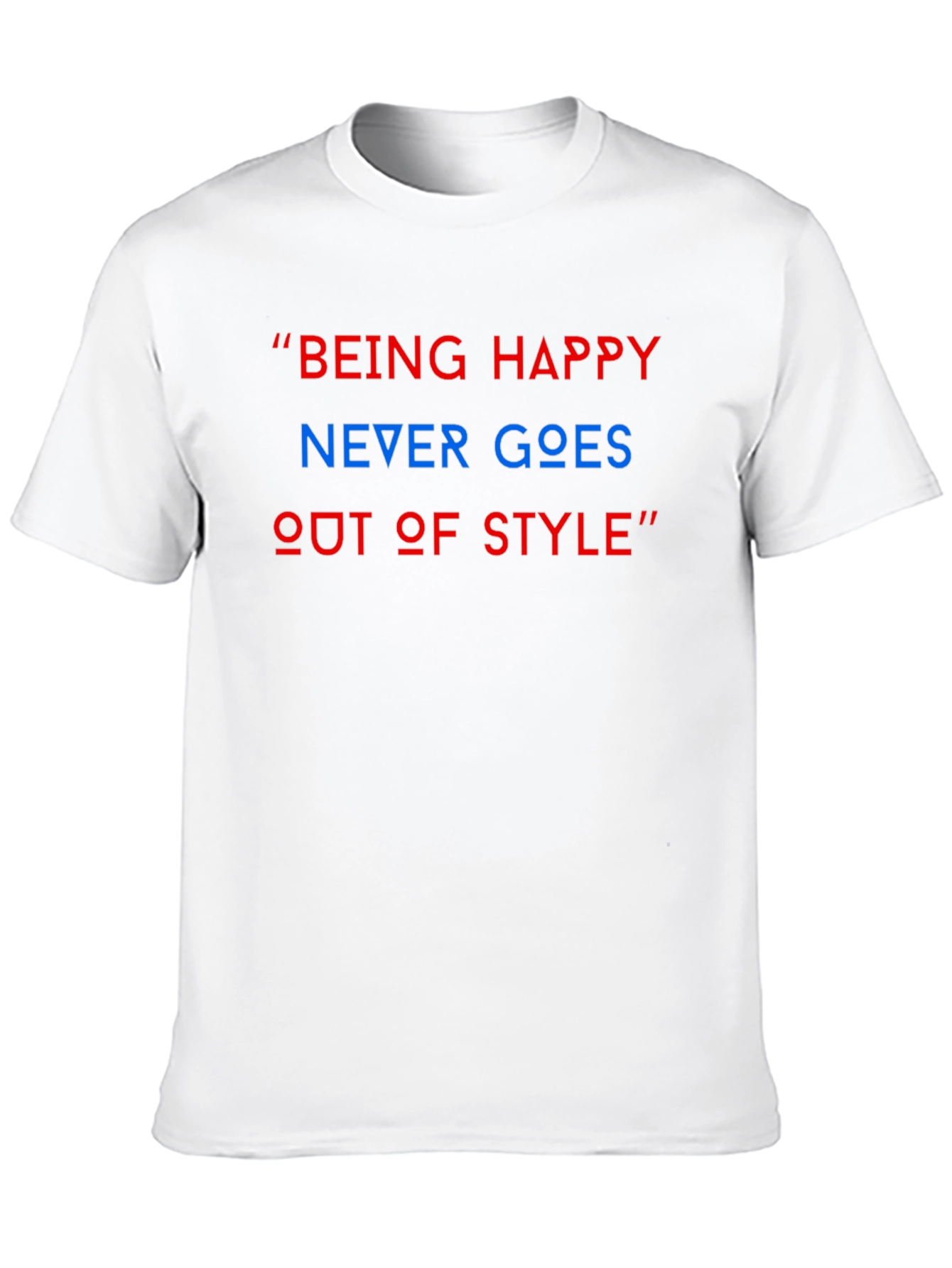 Black Being Happy T-Shirt: Never Goes Out of Style view 10