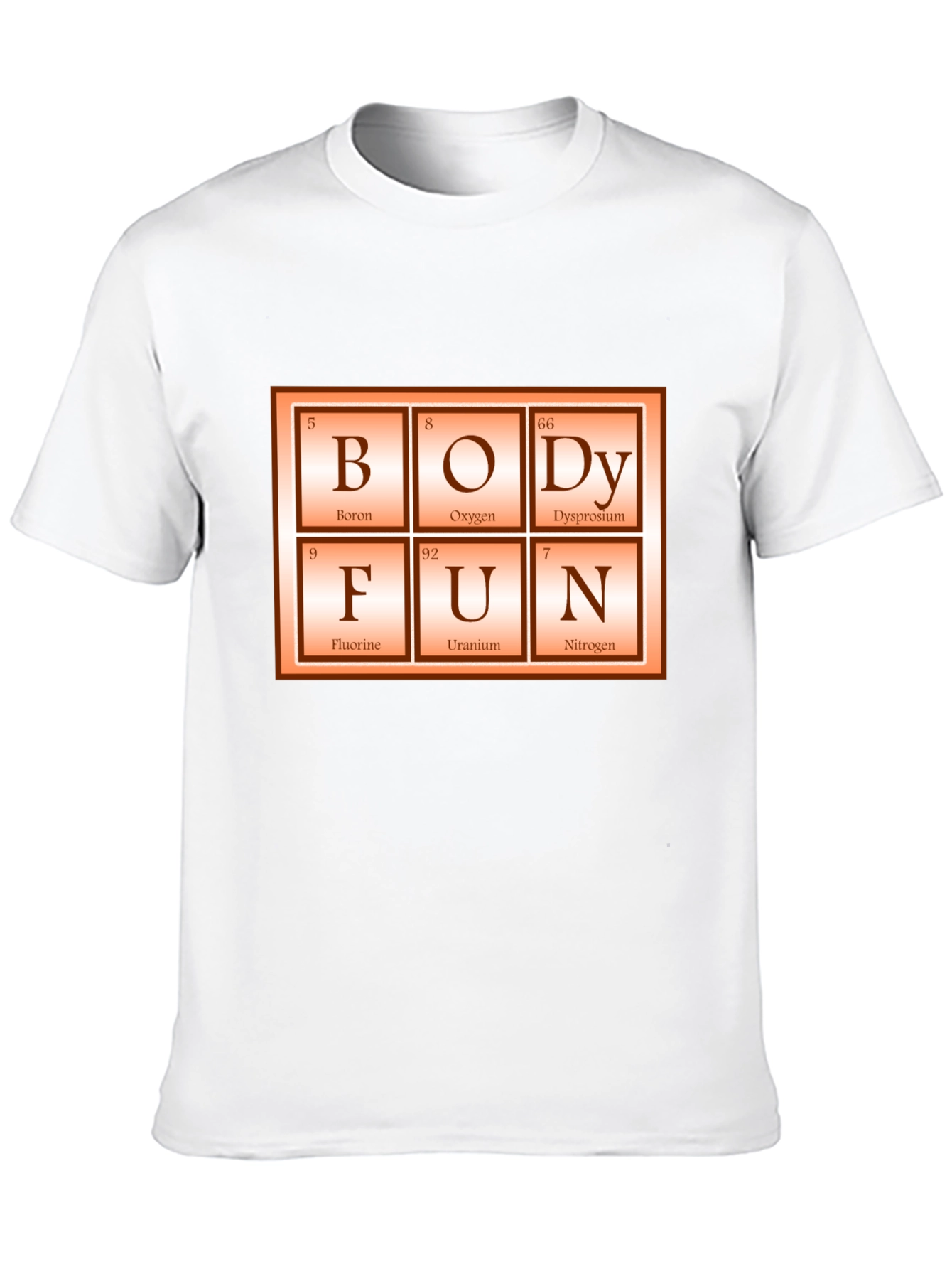 Black Periodic Table "Body Fun" Graphic Tee view 10