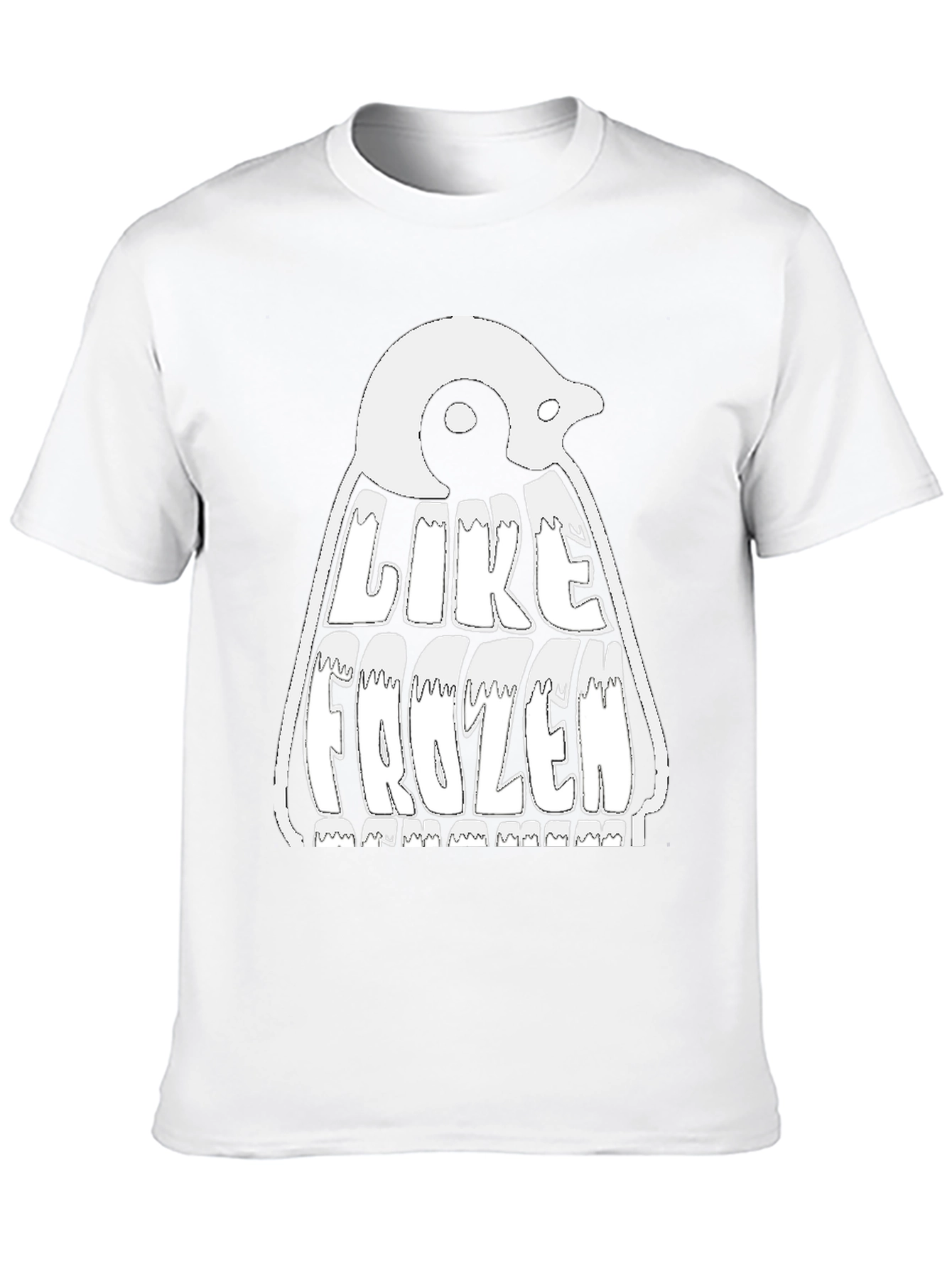 Black Penguin "Like Frozen" Graphic T-Shirt view 10