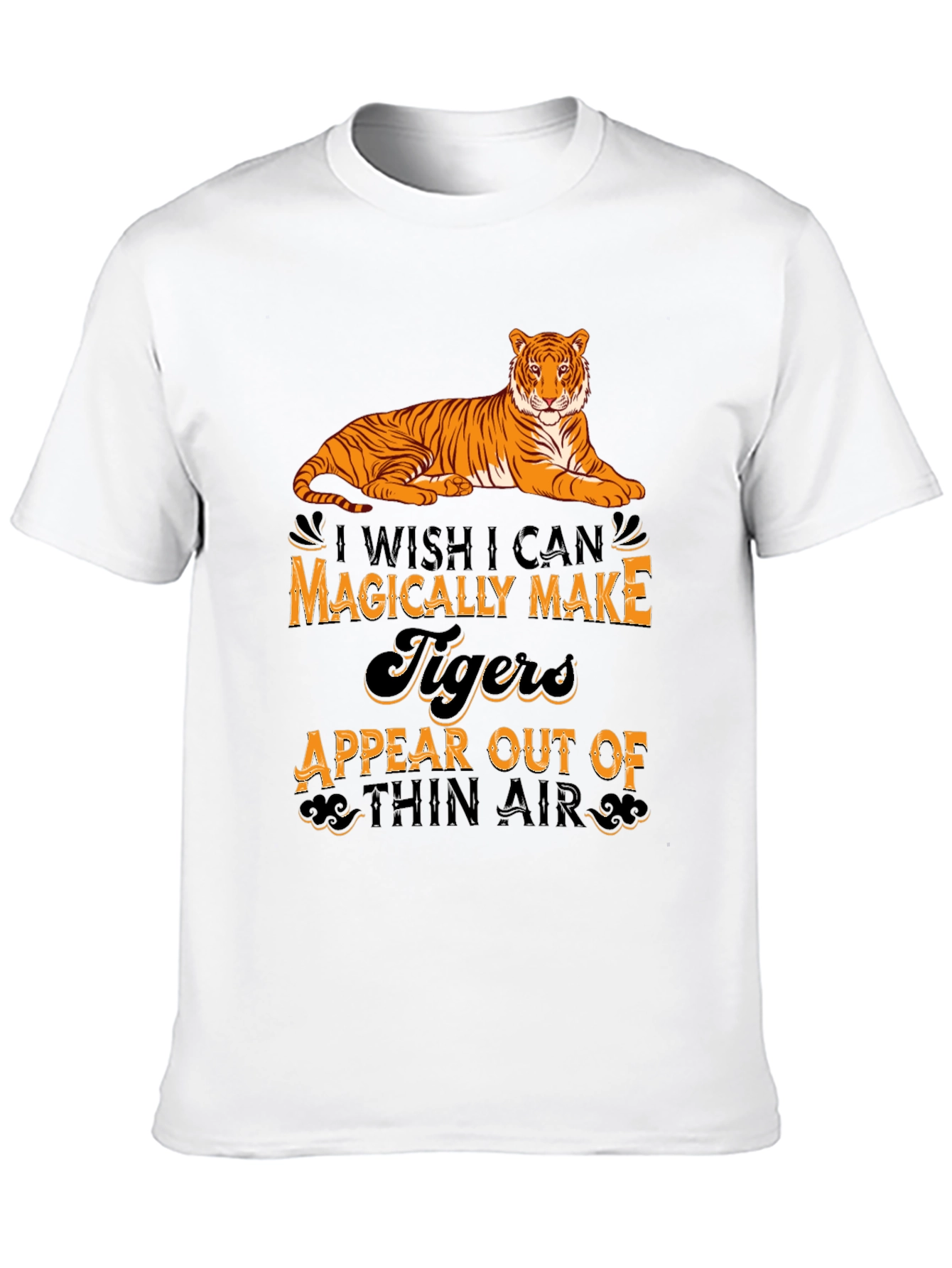 Black Magical Tiger Graphic Tee view 10