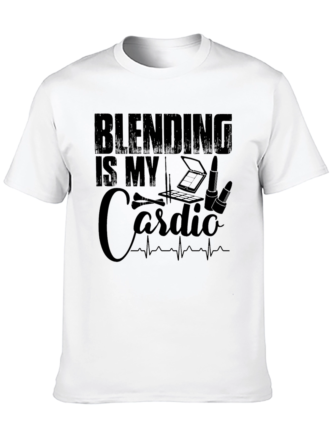 Black Blending Is My Cardio Graphic T-Shirt view 10