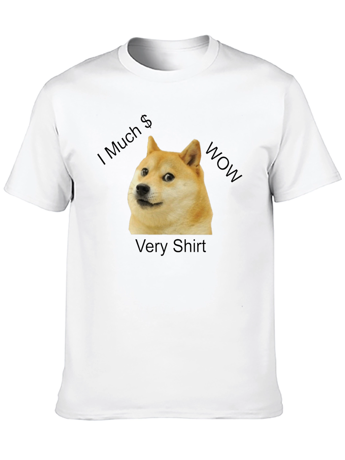 Black Doge Meme T-Shirt - I Much Wow Funny Doge Shirt view 10