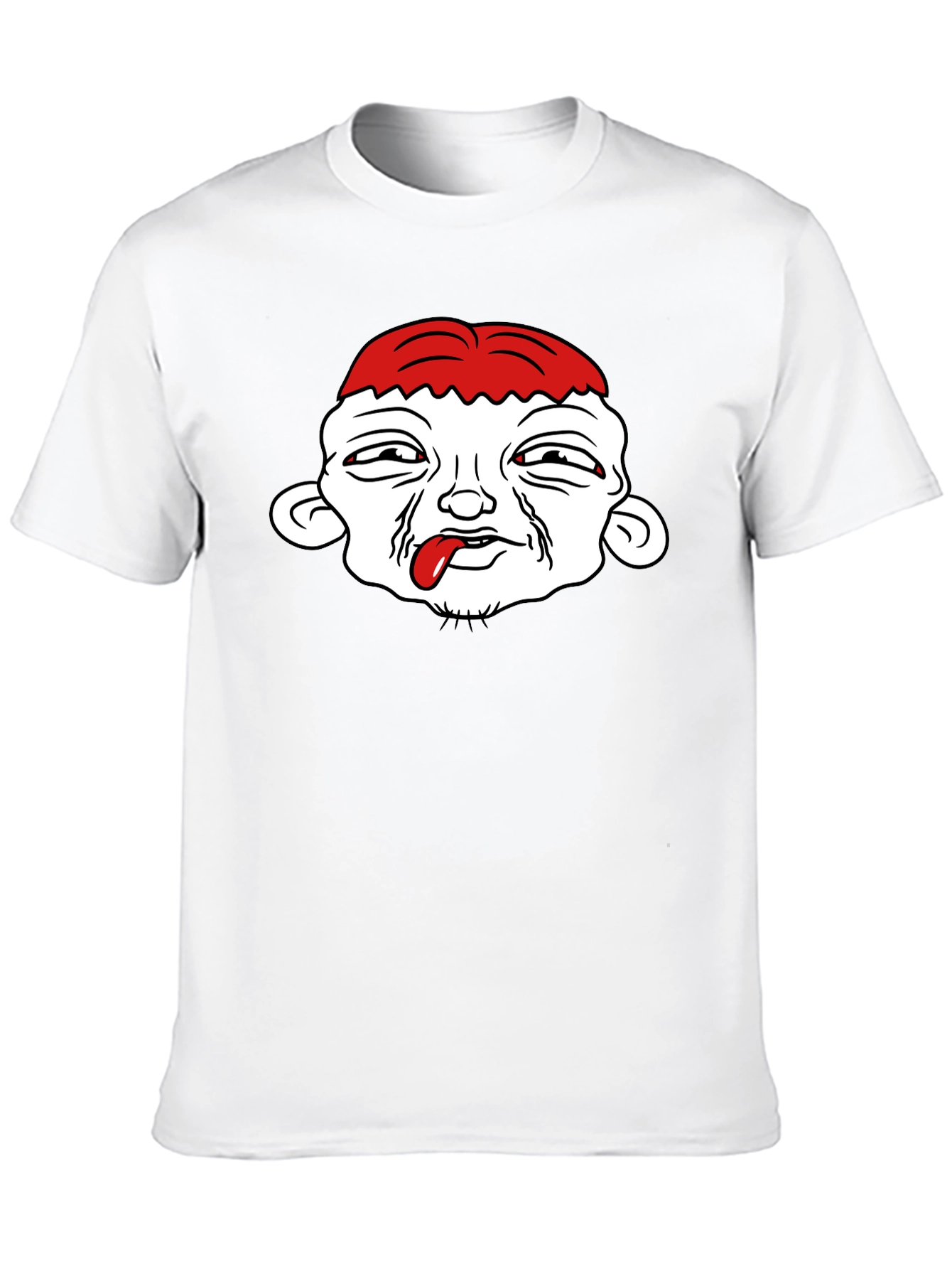 Black Funny Brain Cartoon Graphic T-Shirt view 10