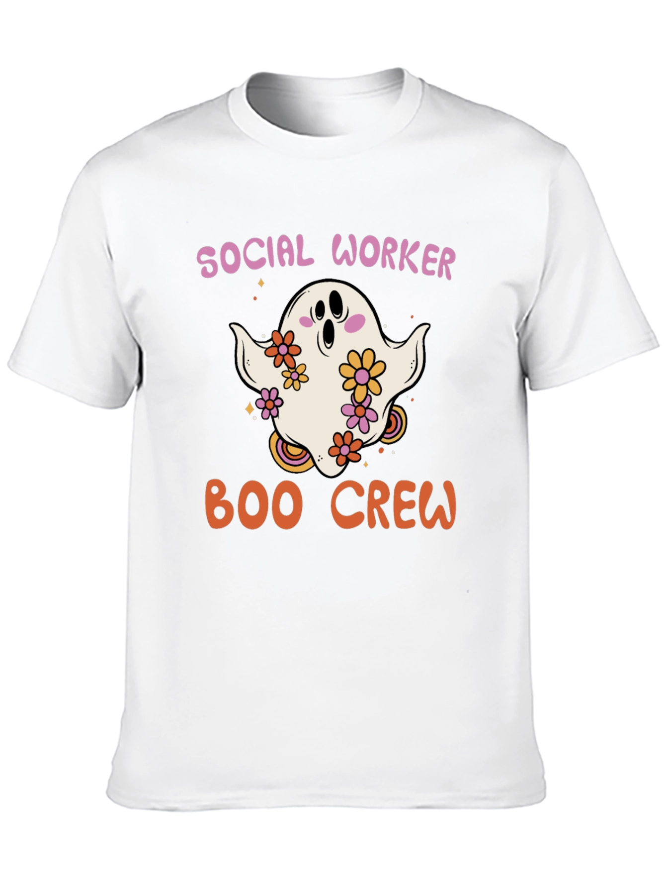 Black Social Worker Boo Crew T-Shirt view 10