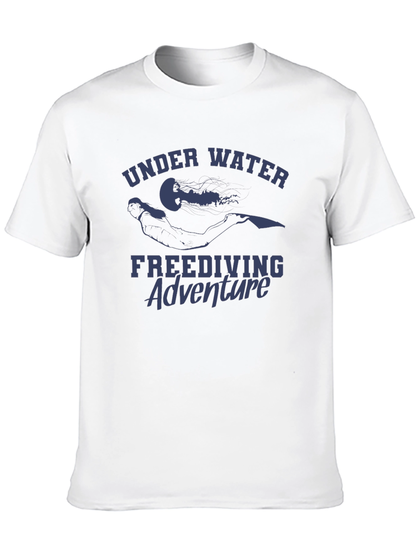 Black Freediving Adventure T-Shirt view 10