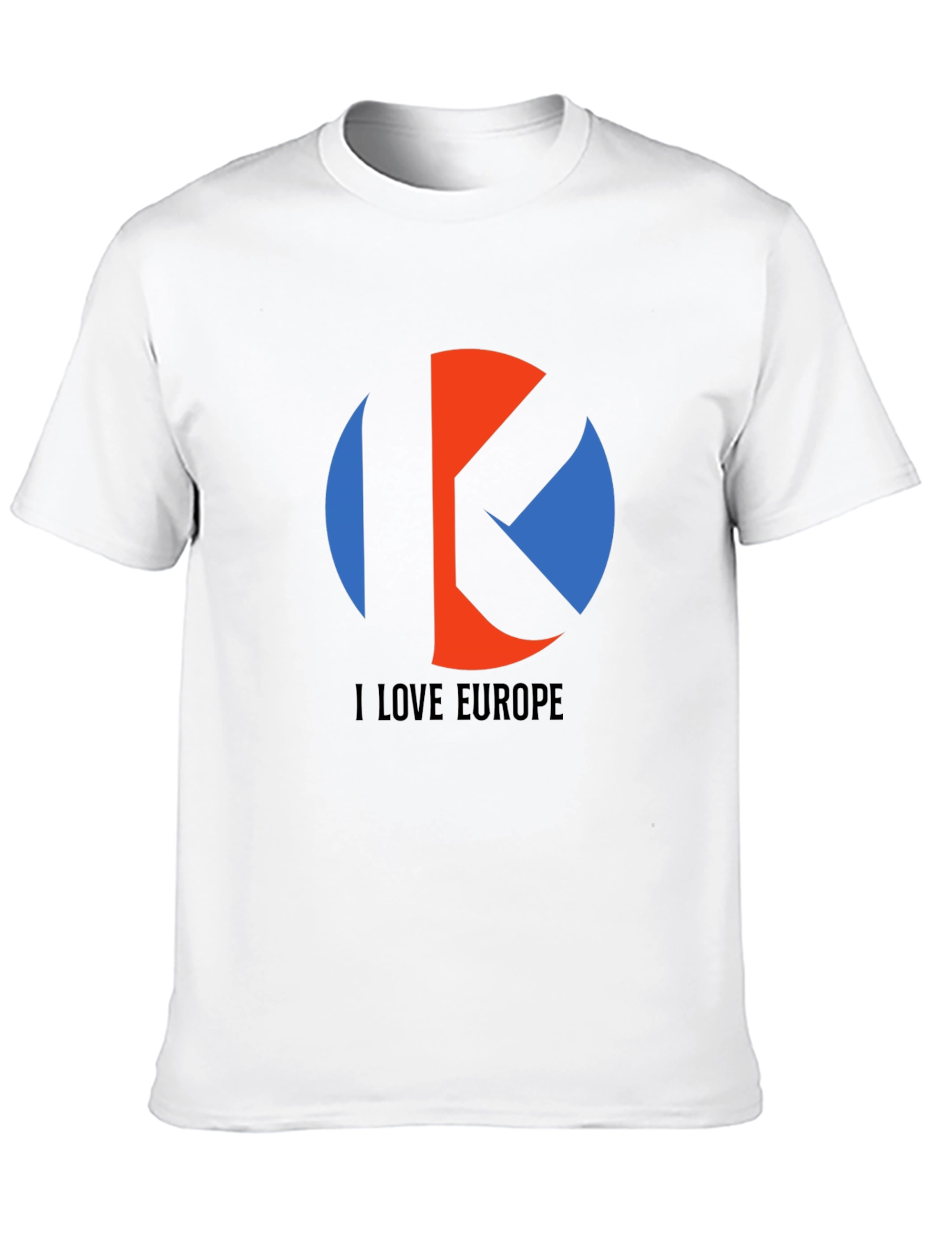 Black I Love Europe Graphic Tee view 10