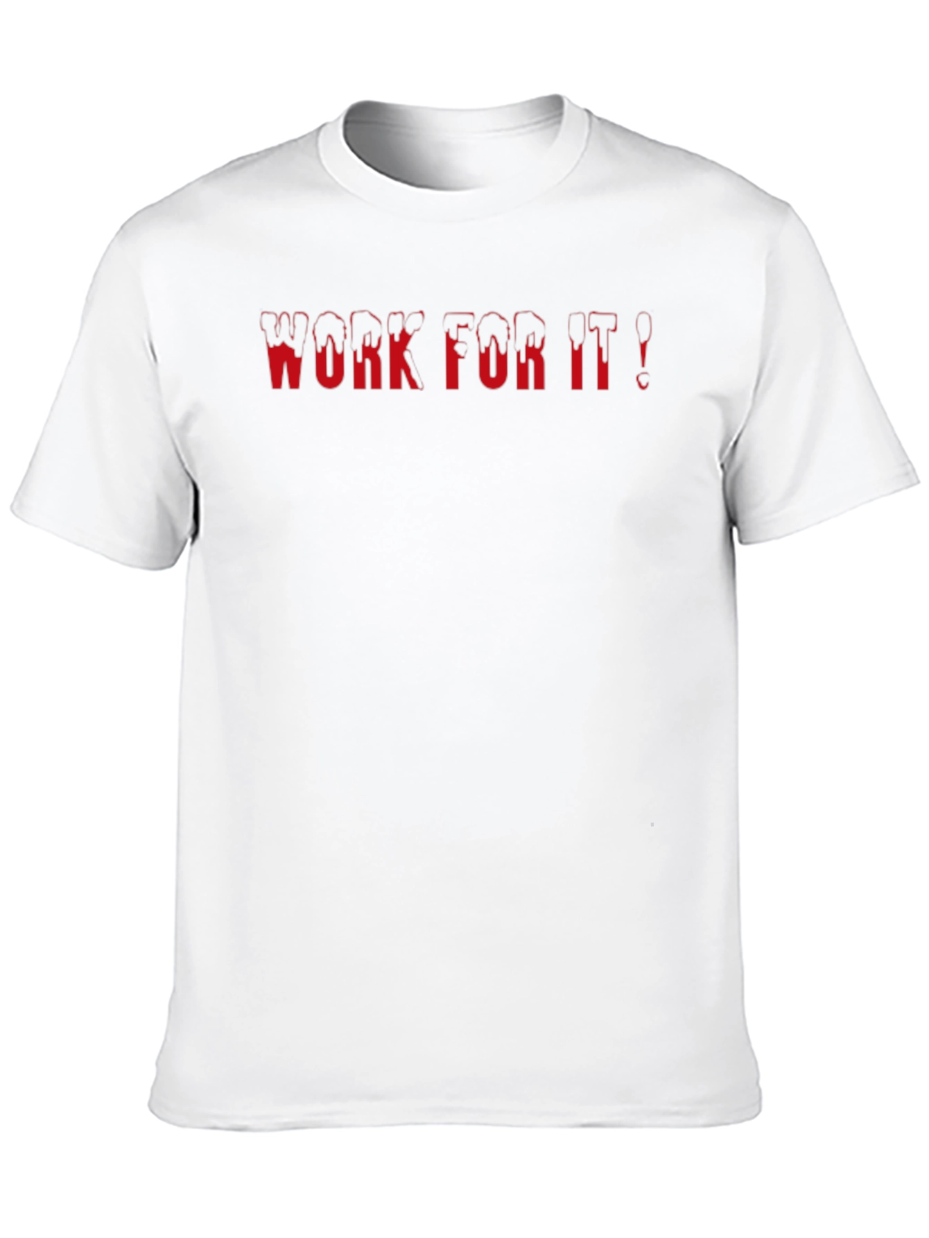 Black Work For It! Black Graphic T-Shirt view 10