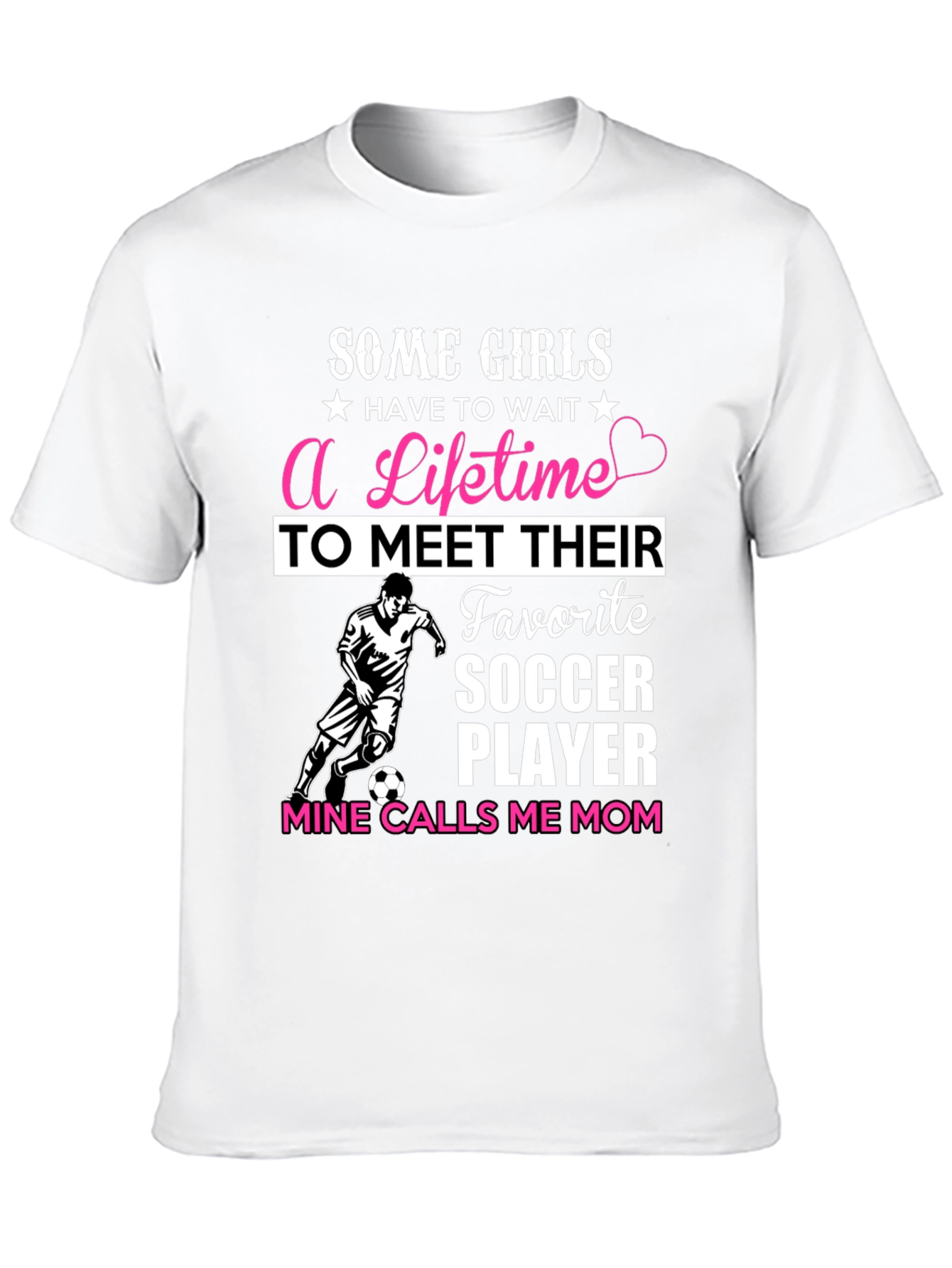 Black Soccer Mom T-Shirt - Favorite Player view 10