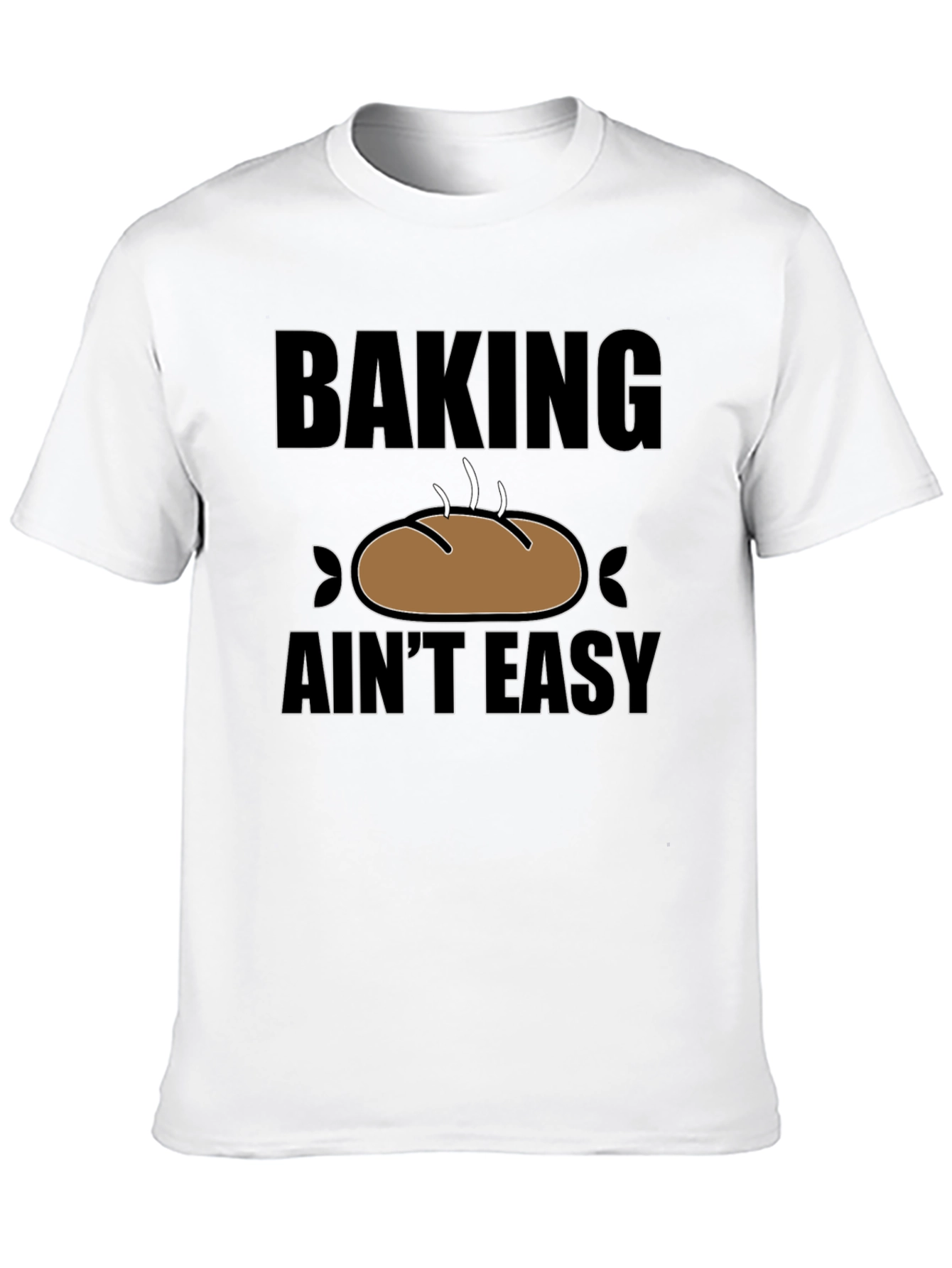 Black Baking Ain't Easy T-Shirt - Funny Baker Gift view 10